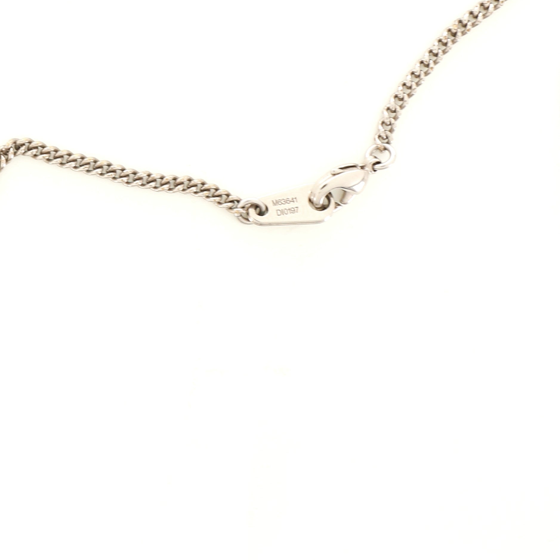 Collier Charms Necklace Metal with Monogram Eclipse Canvas