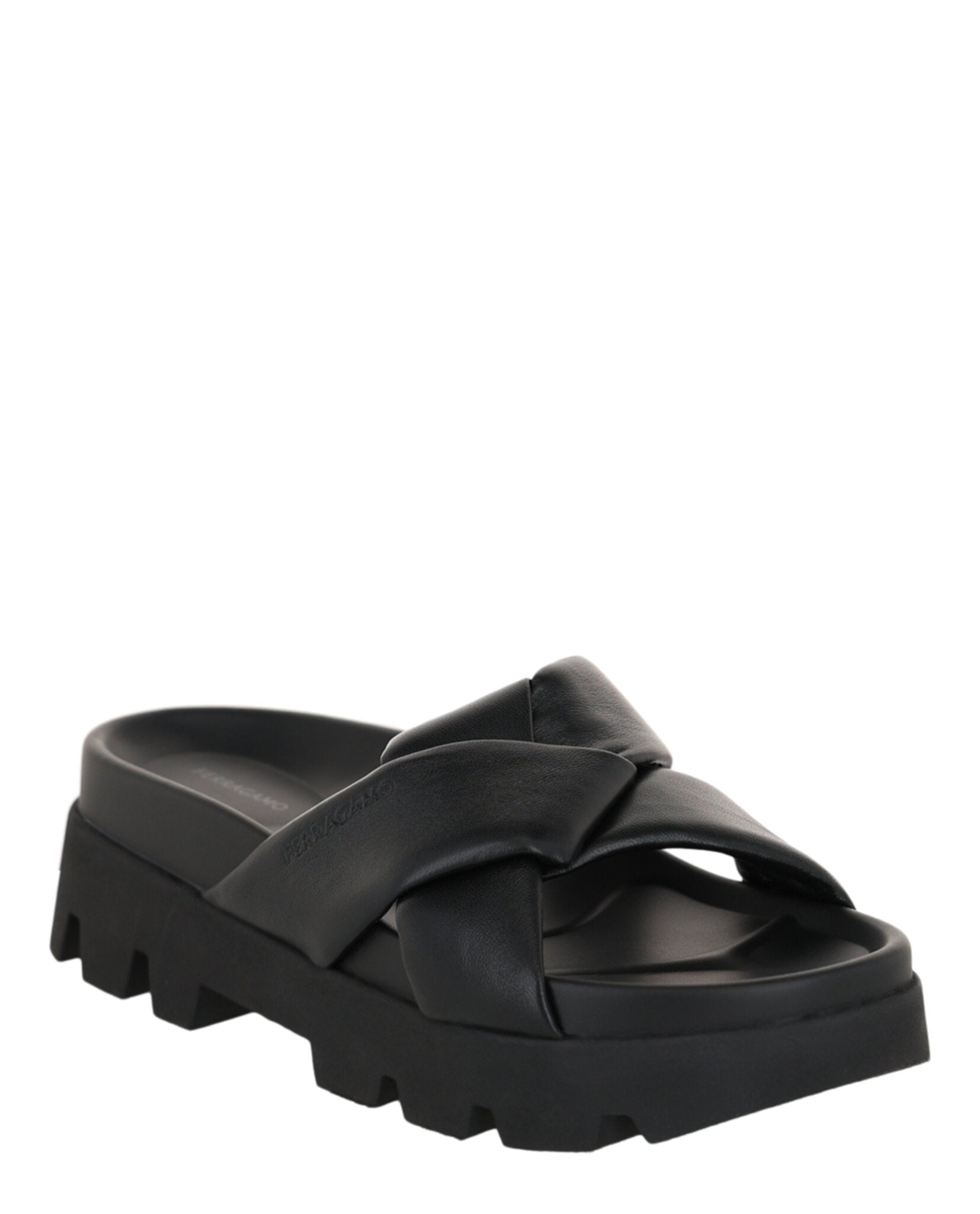 Air Lug Leather Sandals