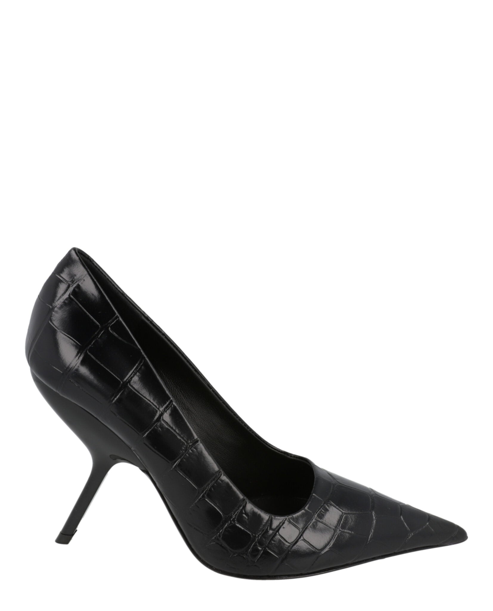 Eva Crocodile Leather Pumps