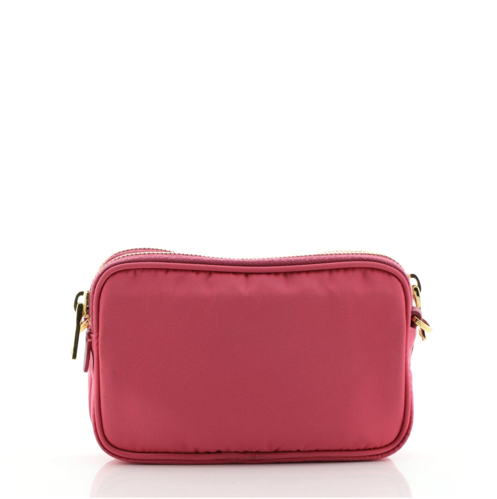 Double Zip Camera Bag Tessuto Mini