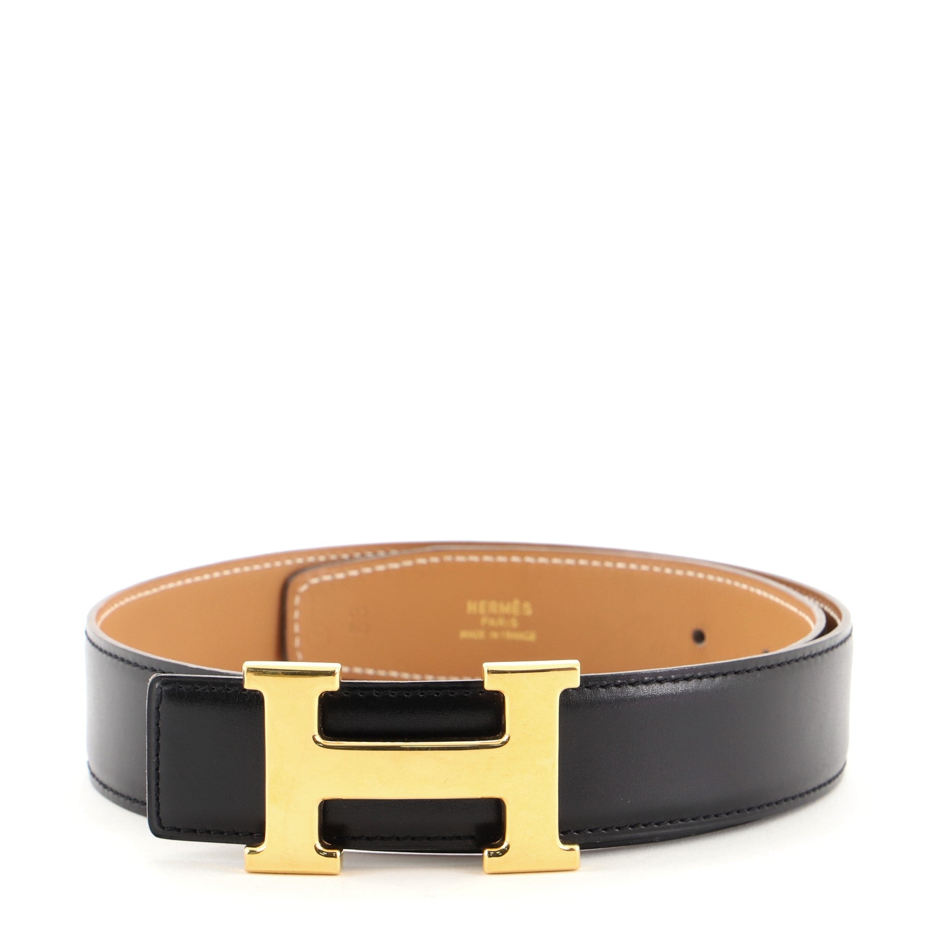Constance Reversible Belt Leather Wide 65