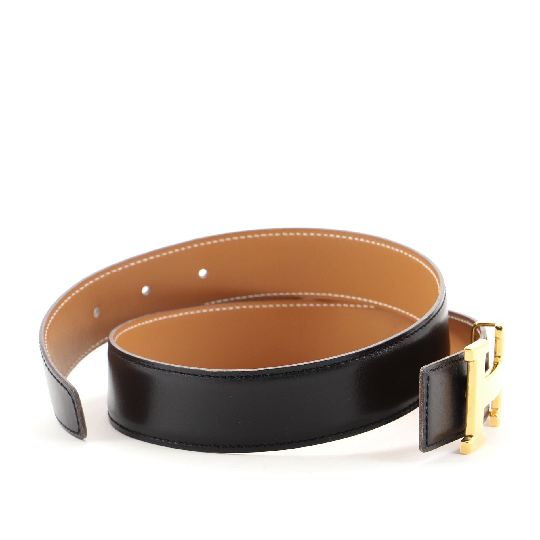 Constance Reversible Belt Leather Wide 65