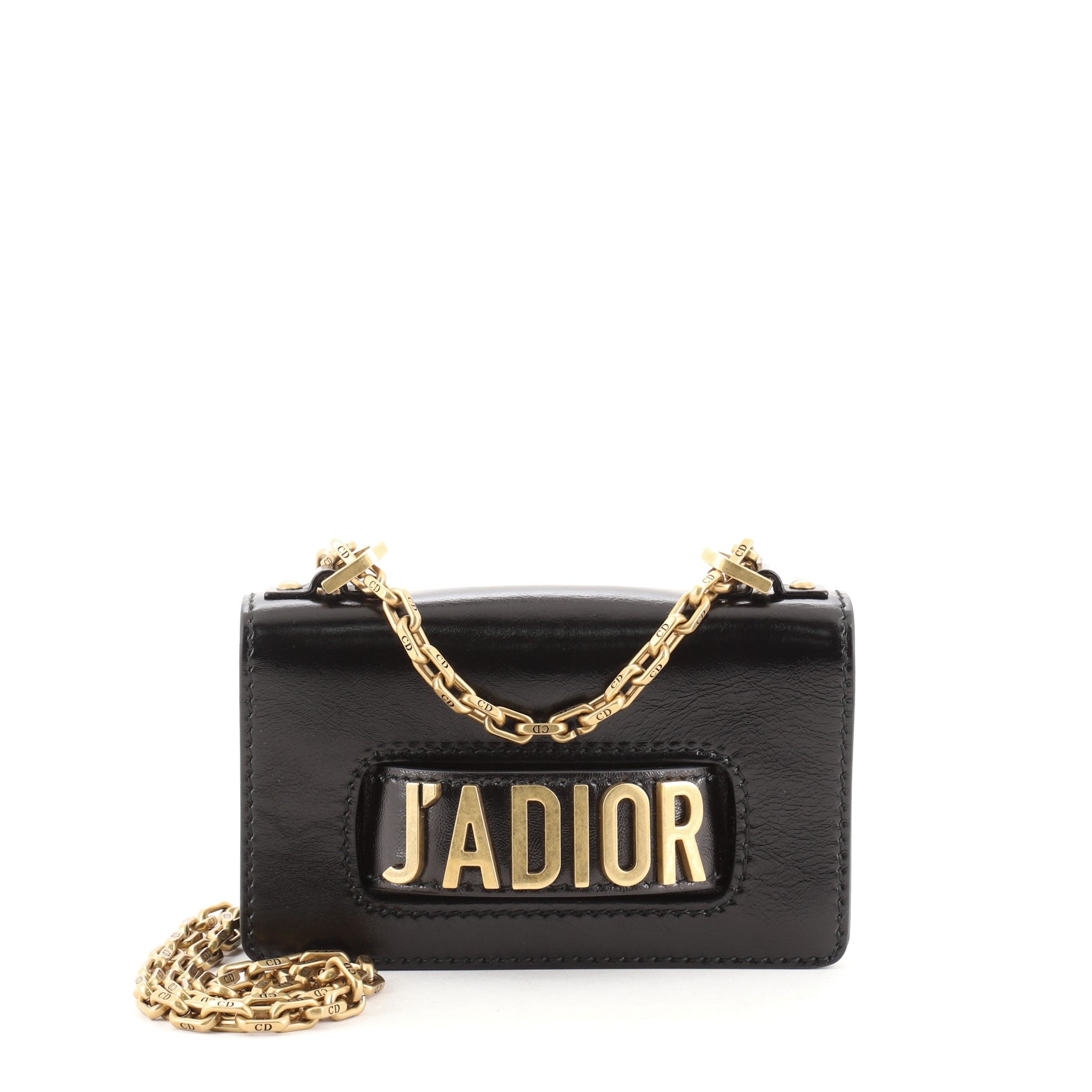 J'adior Flap Bag Leather Mini