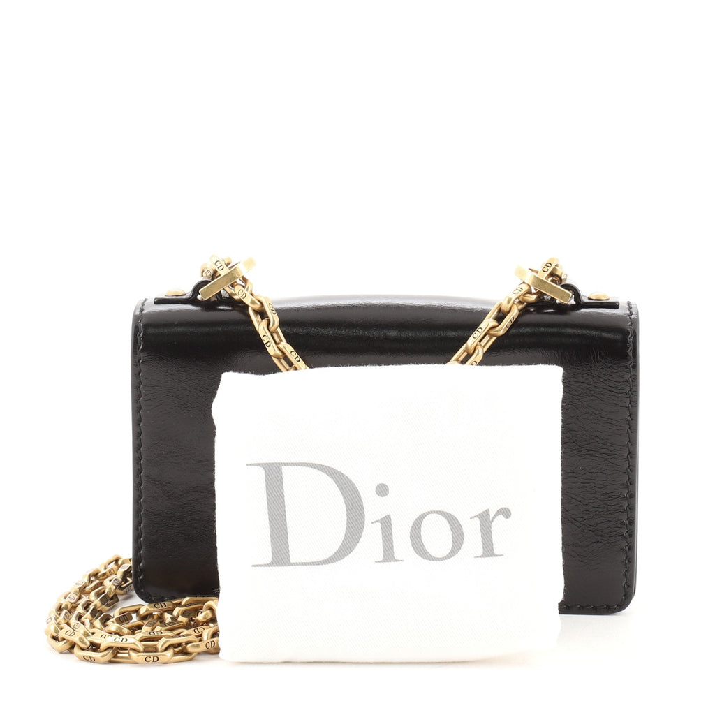 J'adior Flap Bag Leather Mini