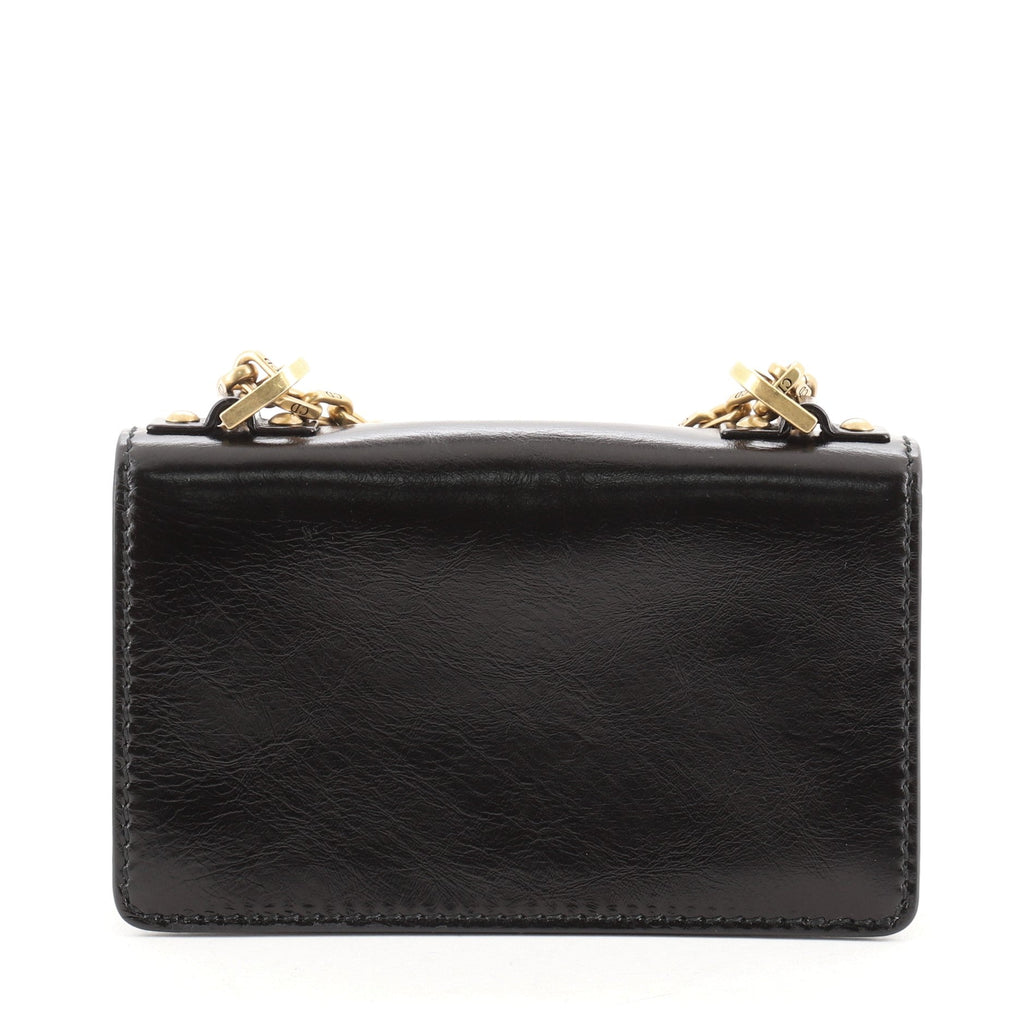 J'adior Flap Bag Leather Mini