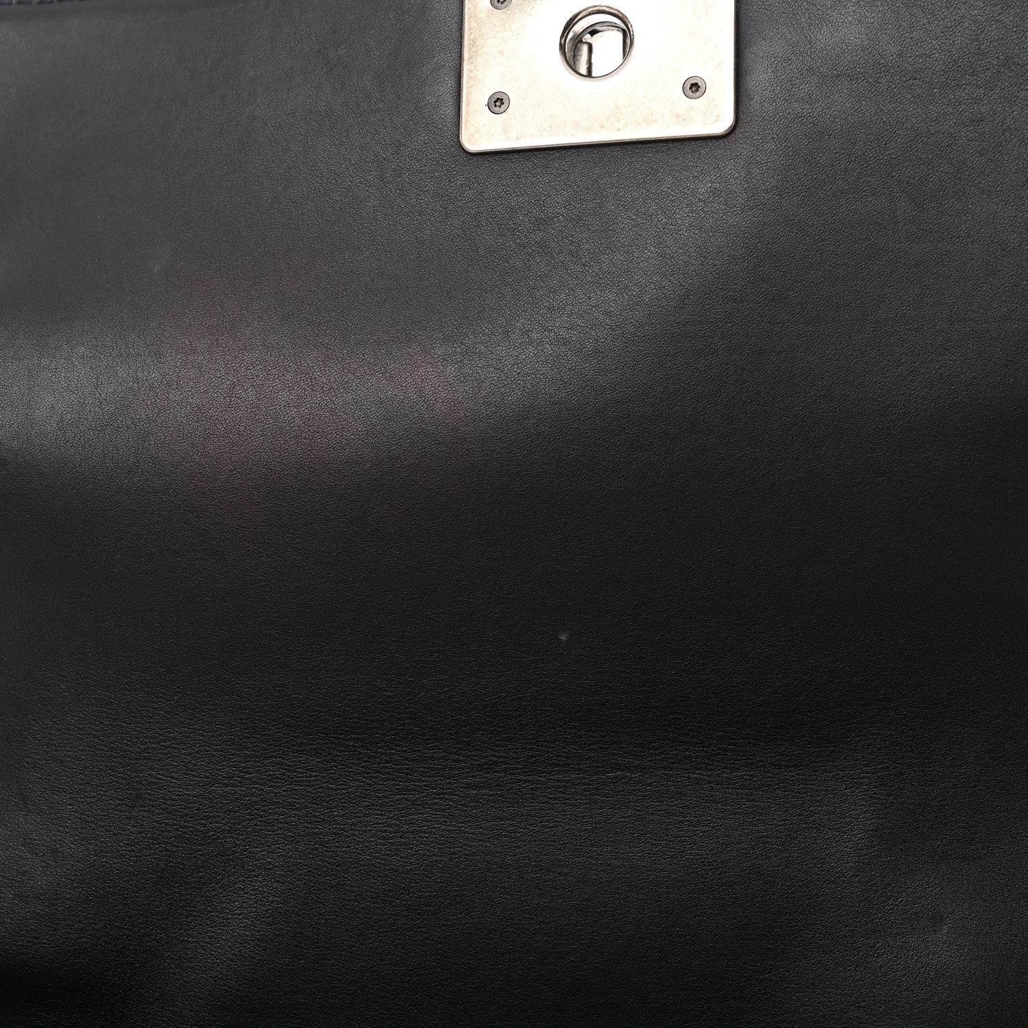 Patent Medium Boy Reverso Flap Black