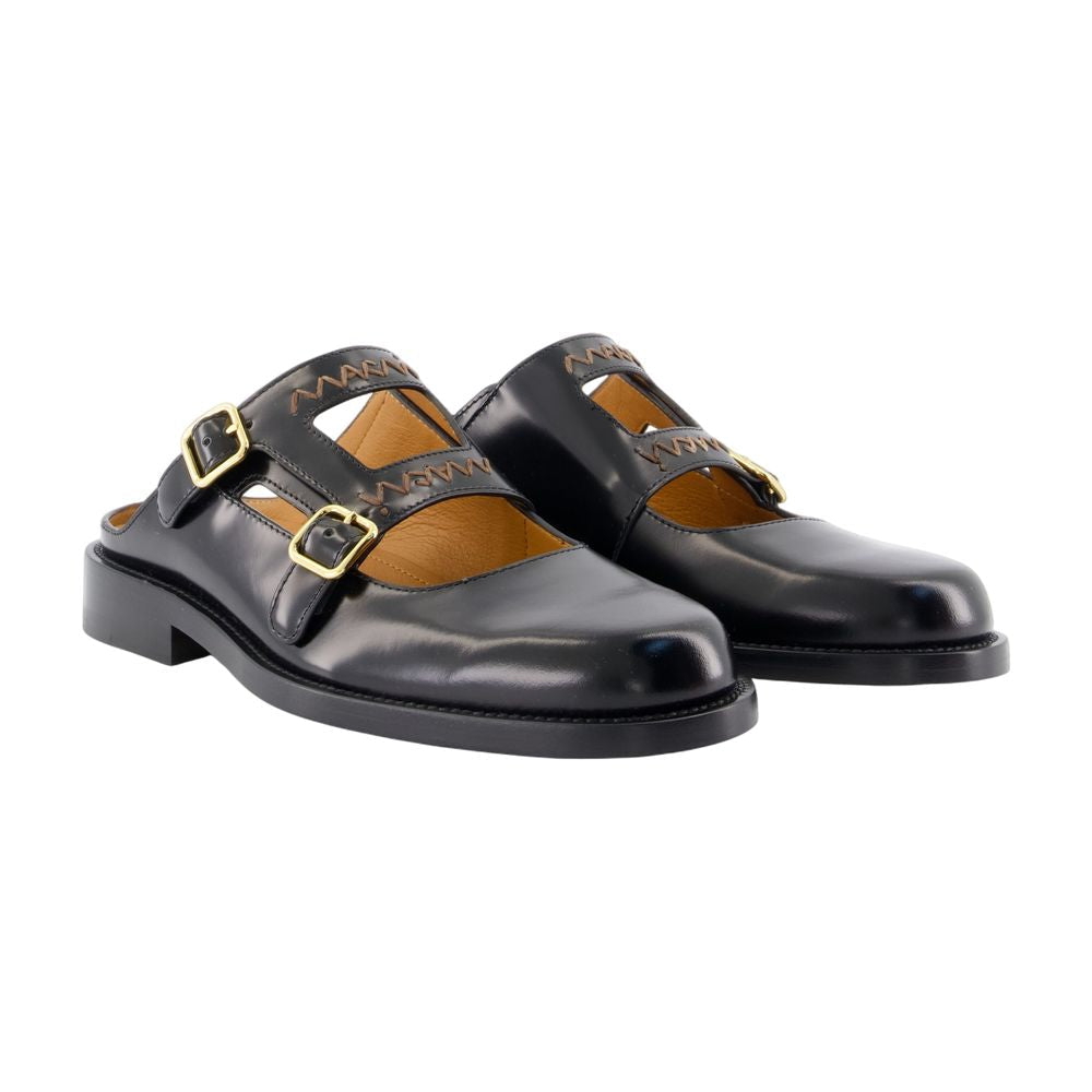 Women's Mules Sabot - Marni - Leather - Black