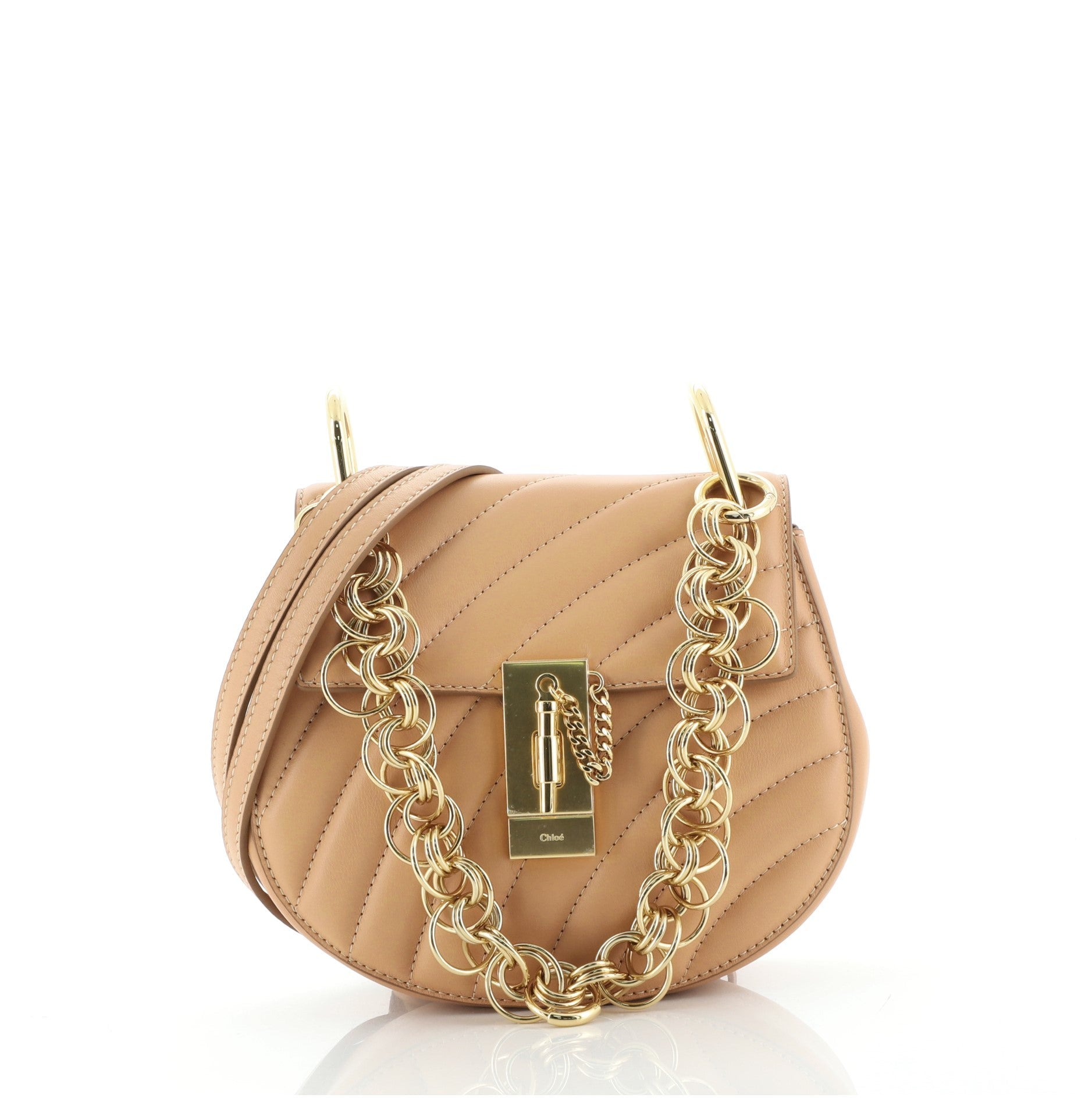 Drew Bijou Crossbody Bag Quilted Leather Mini