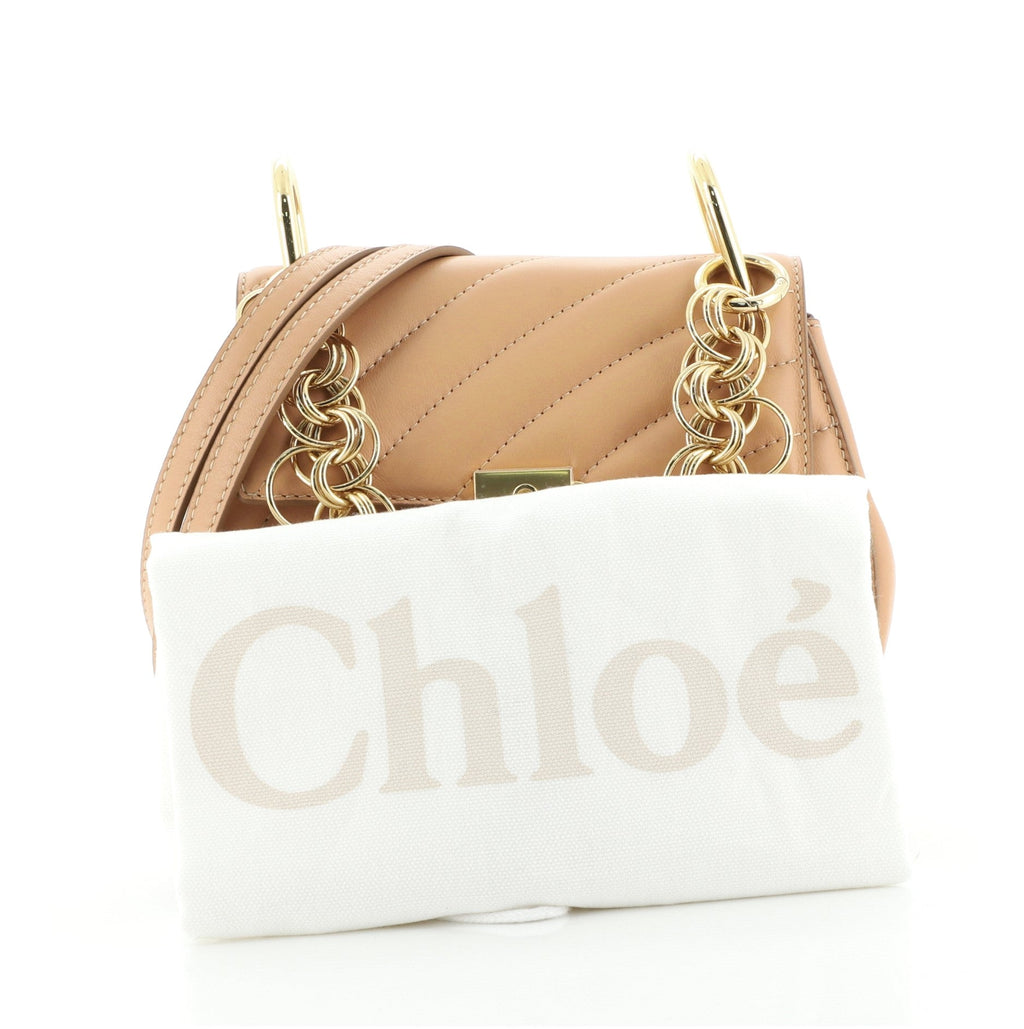 Drew Bijou Crossbody Bag Quilted Leather Mini