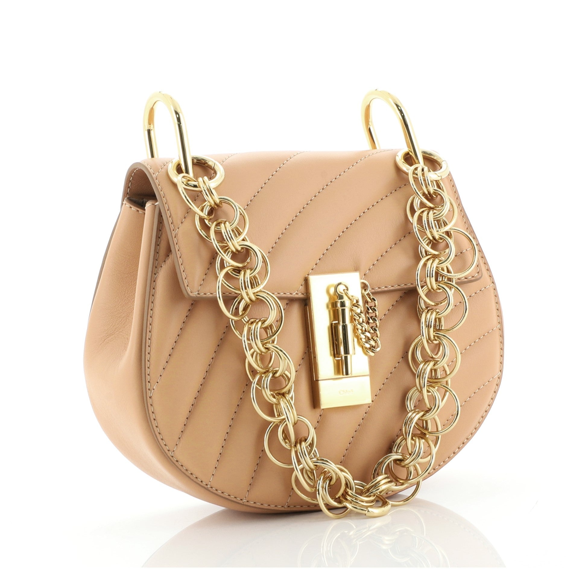 Drew Bijou Crossbody Bag Quilted Leather Mini