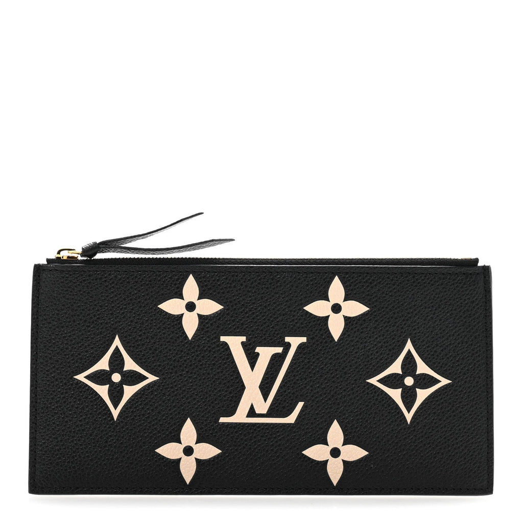 Empreinte Monogram Giant Crafty Pochette Felicie Zippered Insert Black