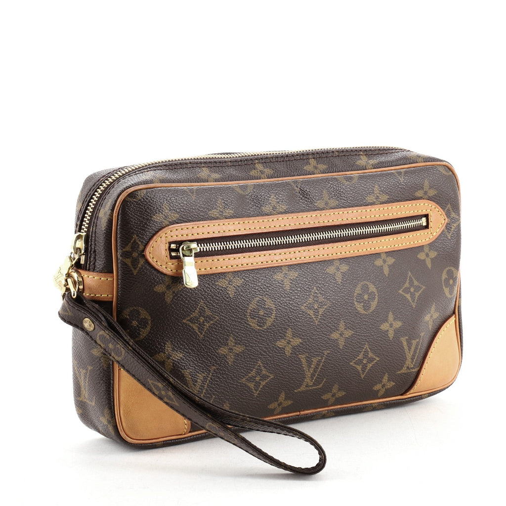 Marly Dragonne Clutch Monogram Canvas GM
