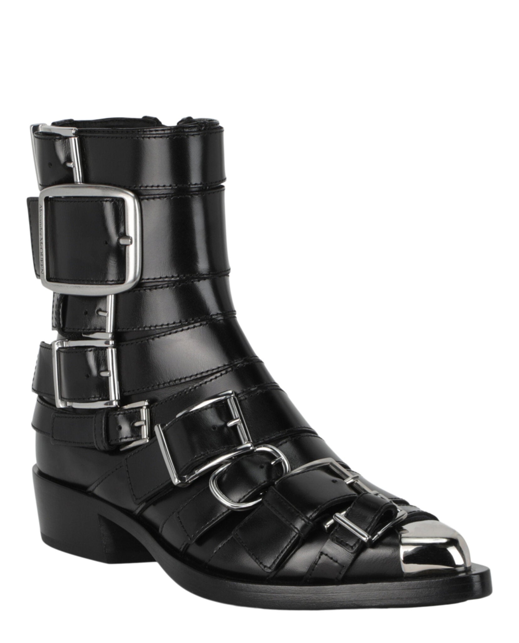 Strappy Punk Ankle Boots
