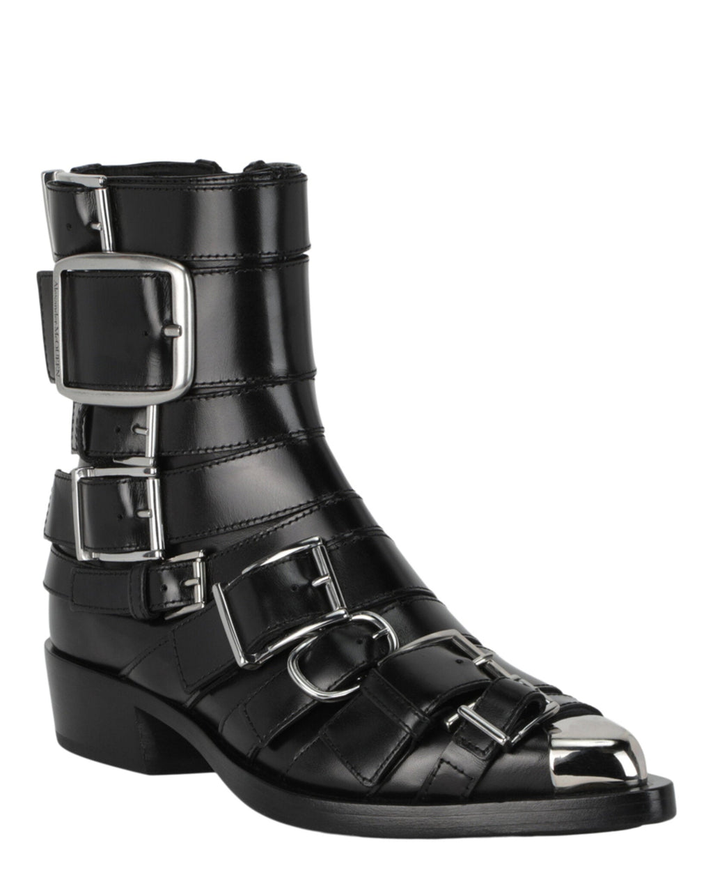 Strappy Punk Ankle Boots