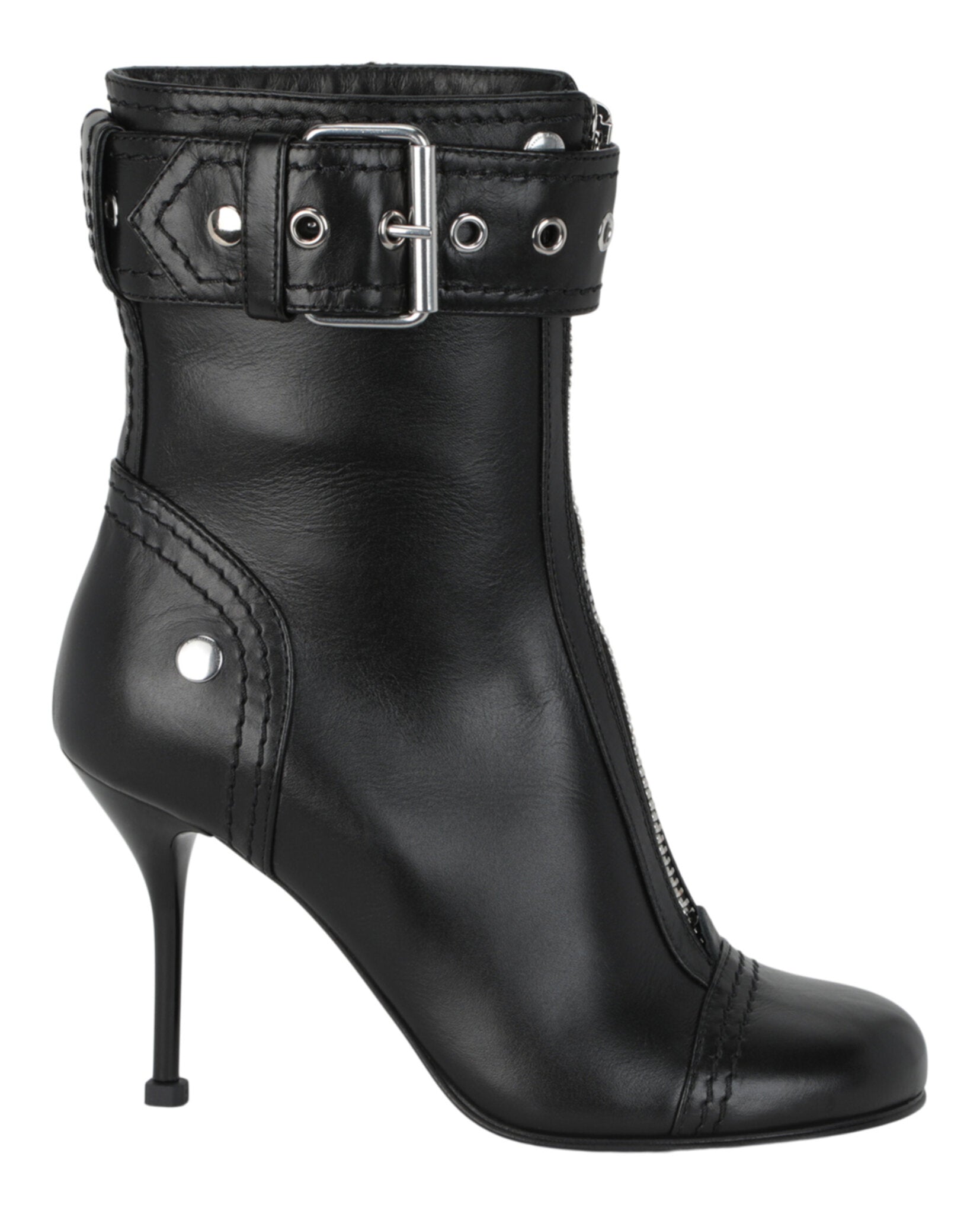 Buckle Detailed Ankle Boots
