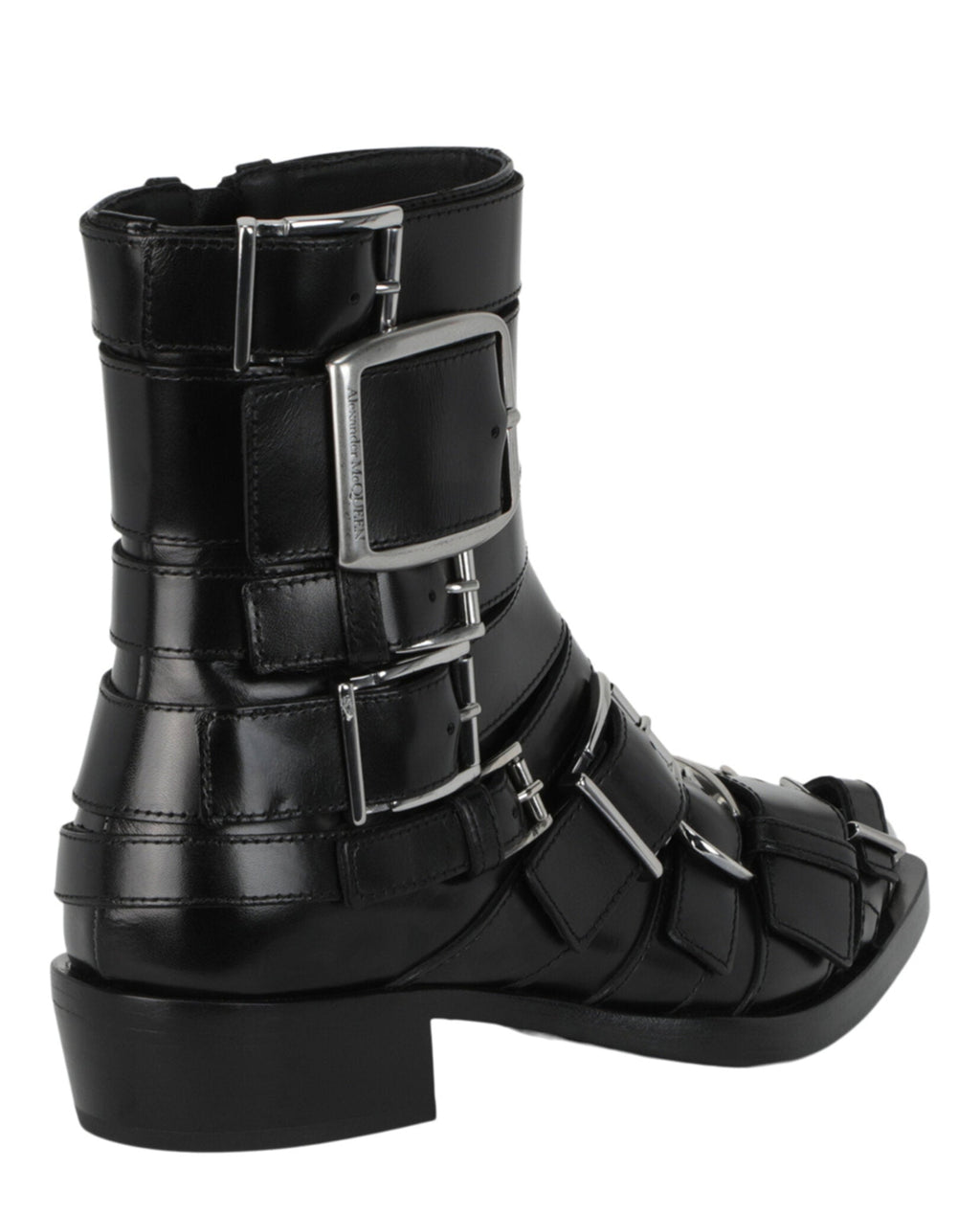 Strappy Punk Ankle Boots