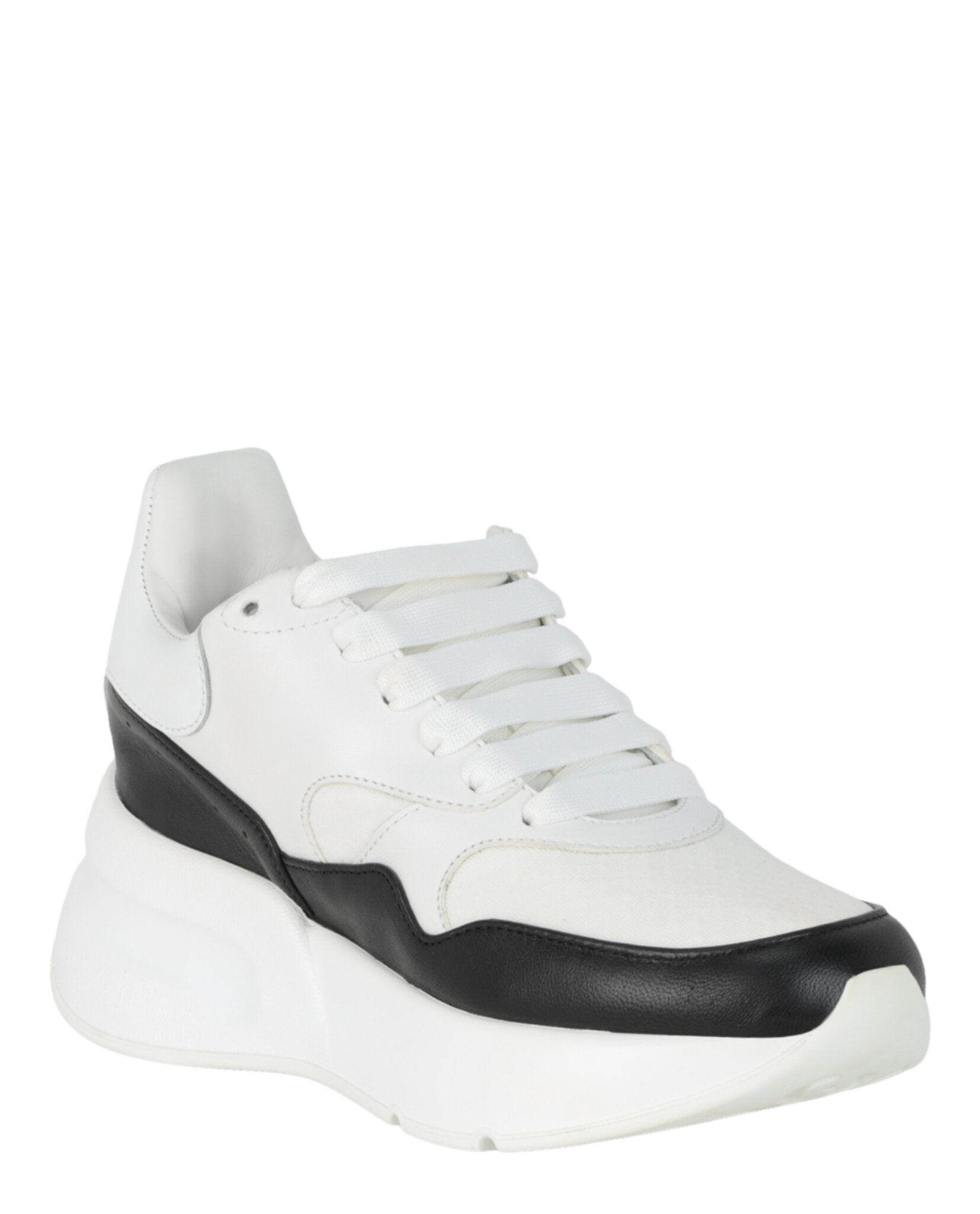 Oversized Leather Runner Sneakers