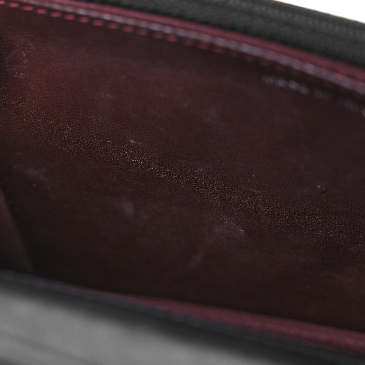 Lambskin Quilted Wallet On Chain WOC Black