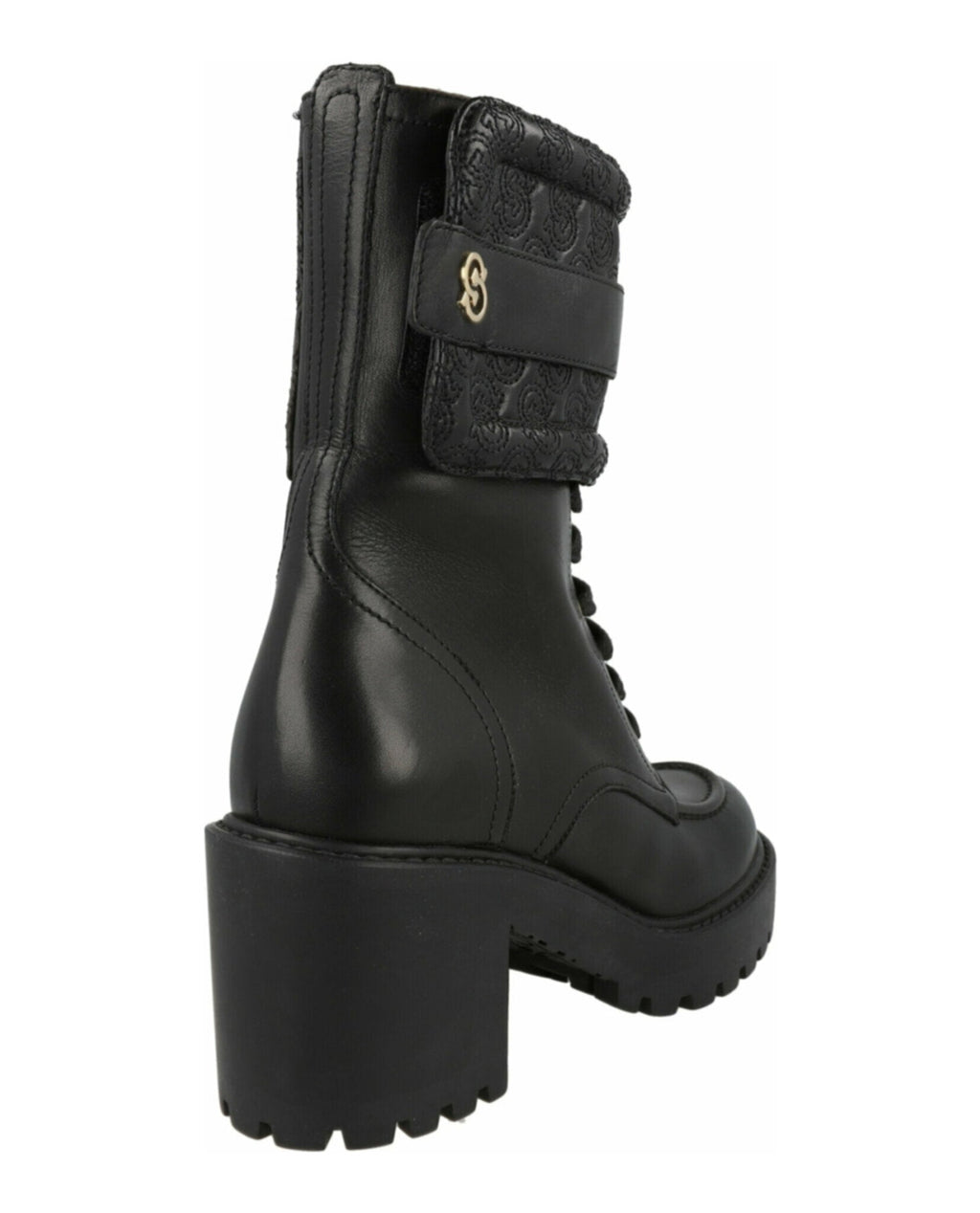 Shiraz Leather Combat Boots