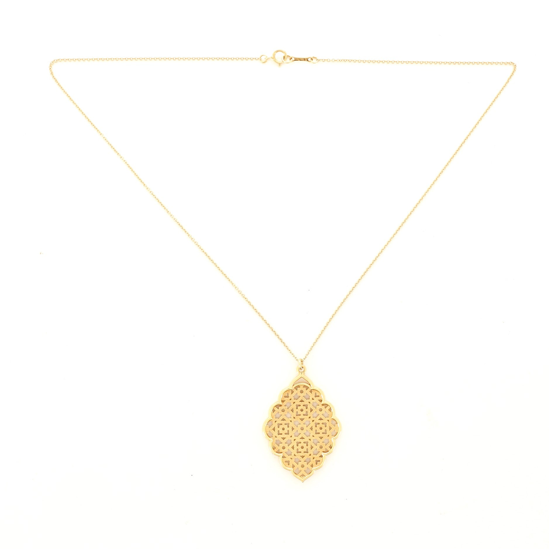 Marrakesh Pendant Necklace 18K Yellow Gold
