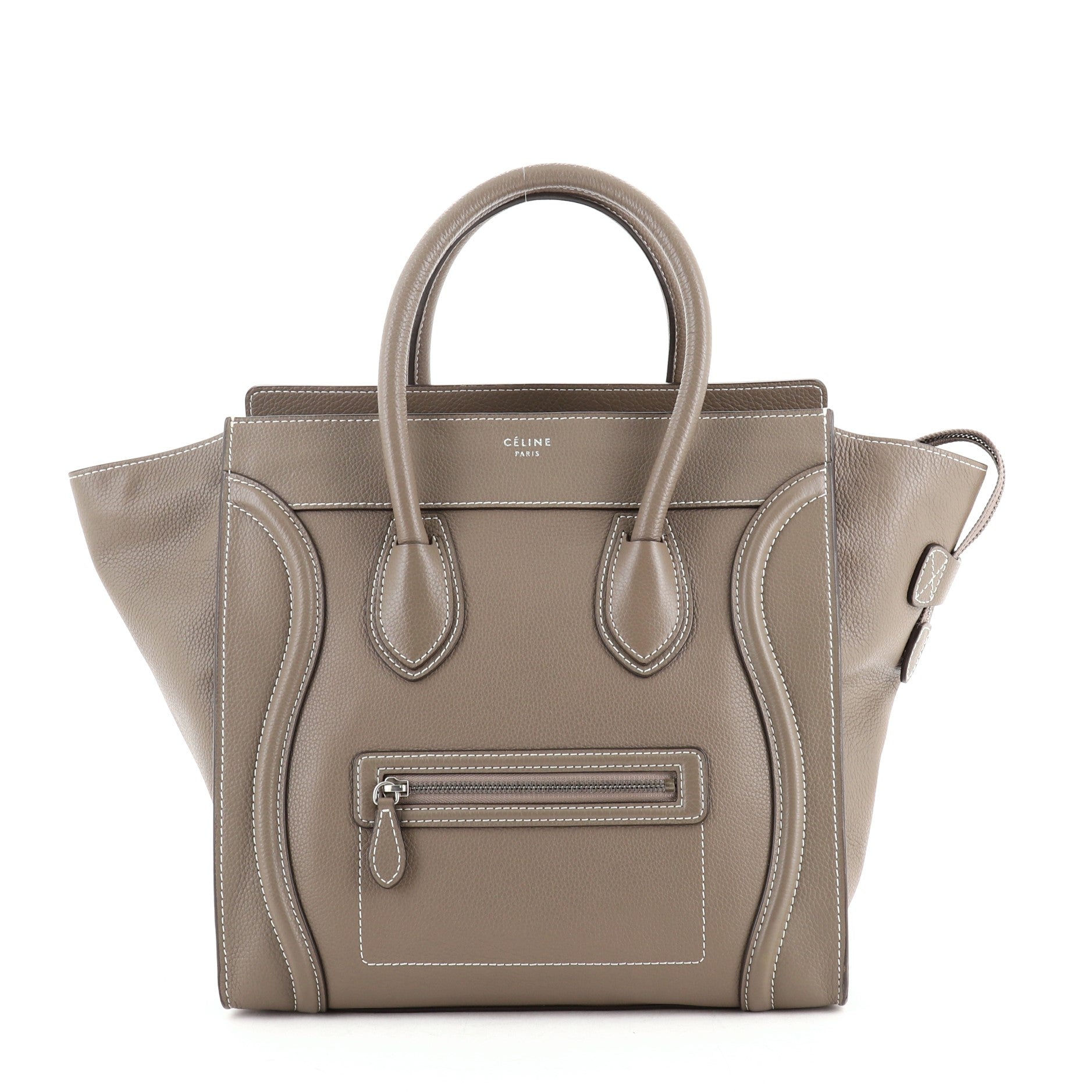 Luggage Bag Grainy Leather Mini
