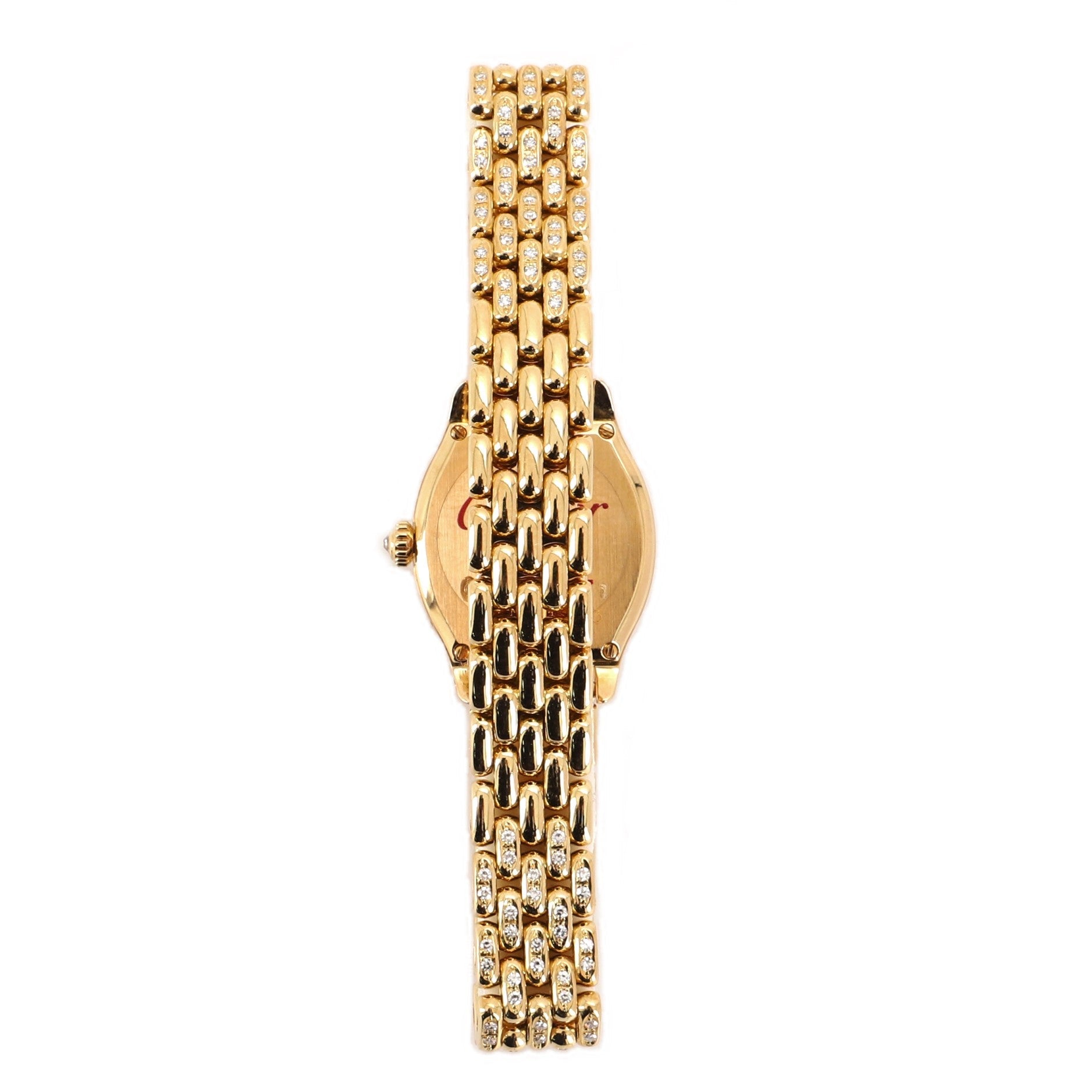 Tortue Quartz Watch Yellow Gold and Diamonds 20