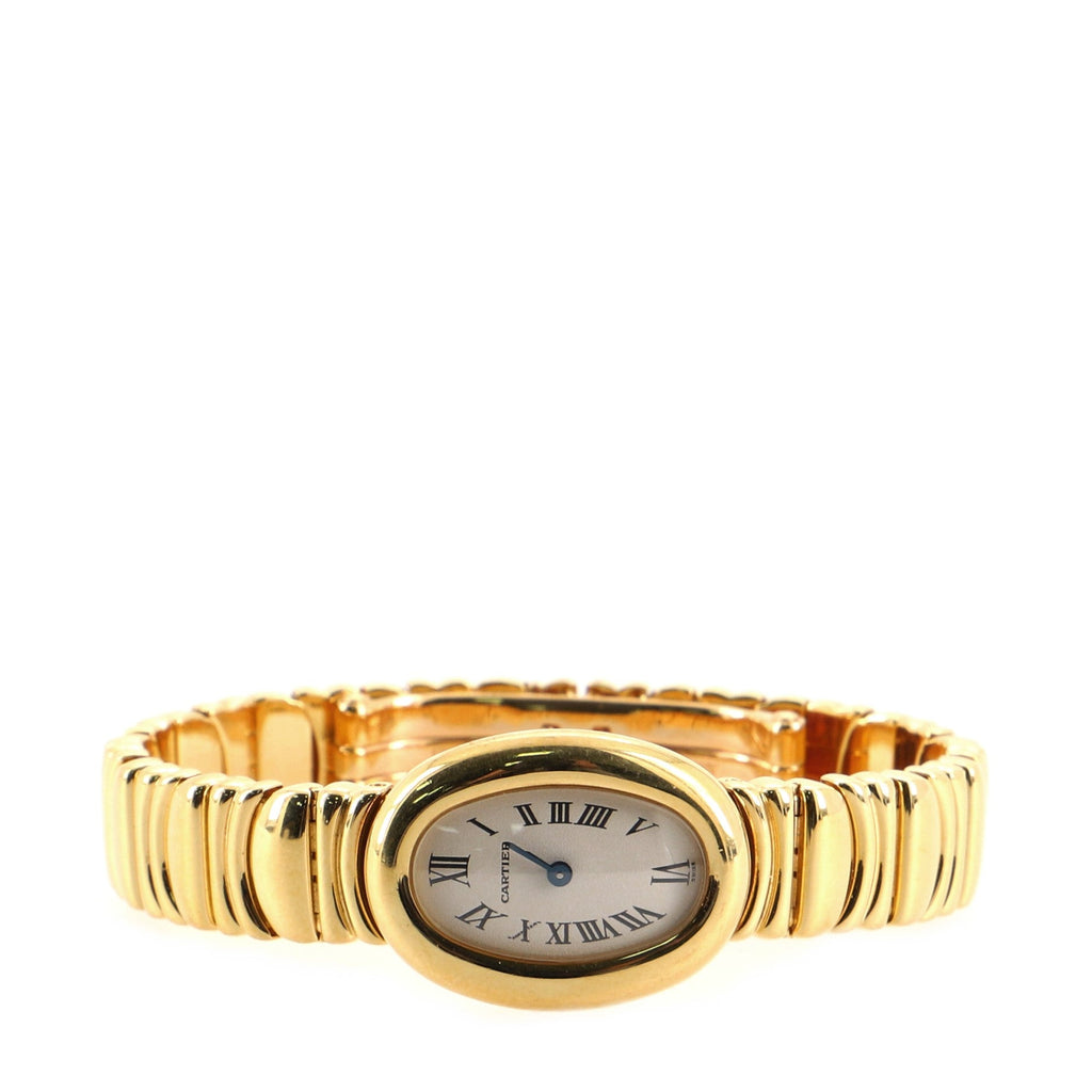Baignoire Quartz Watch Yellow Gold 18
