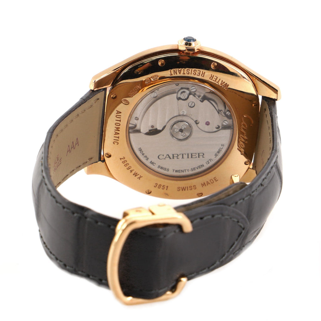 Drive de Cartier Automatic Watch Rose Gold and Alligator 41