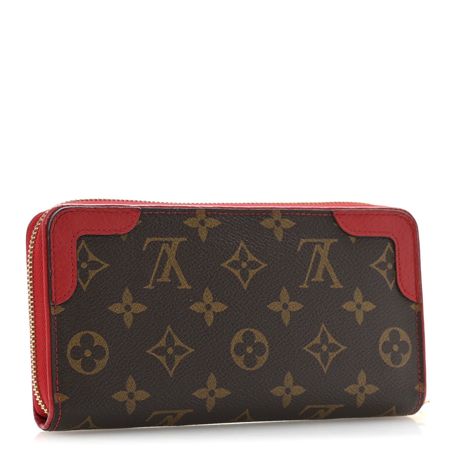 Monogram Retiro Zippy Wallet Cherry