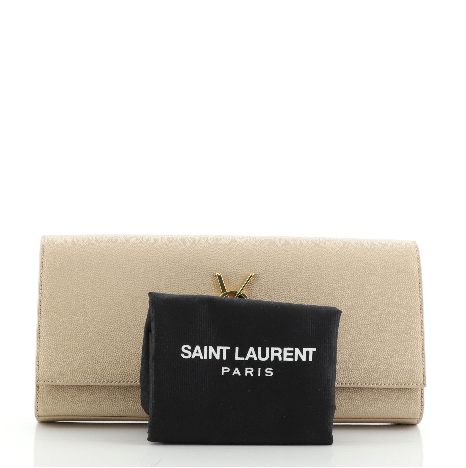 Classic Monogram Clutch Leather Long