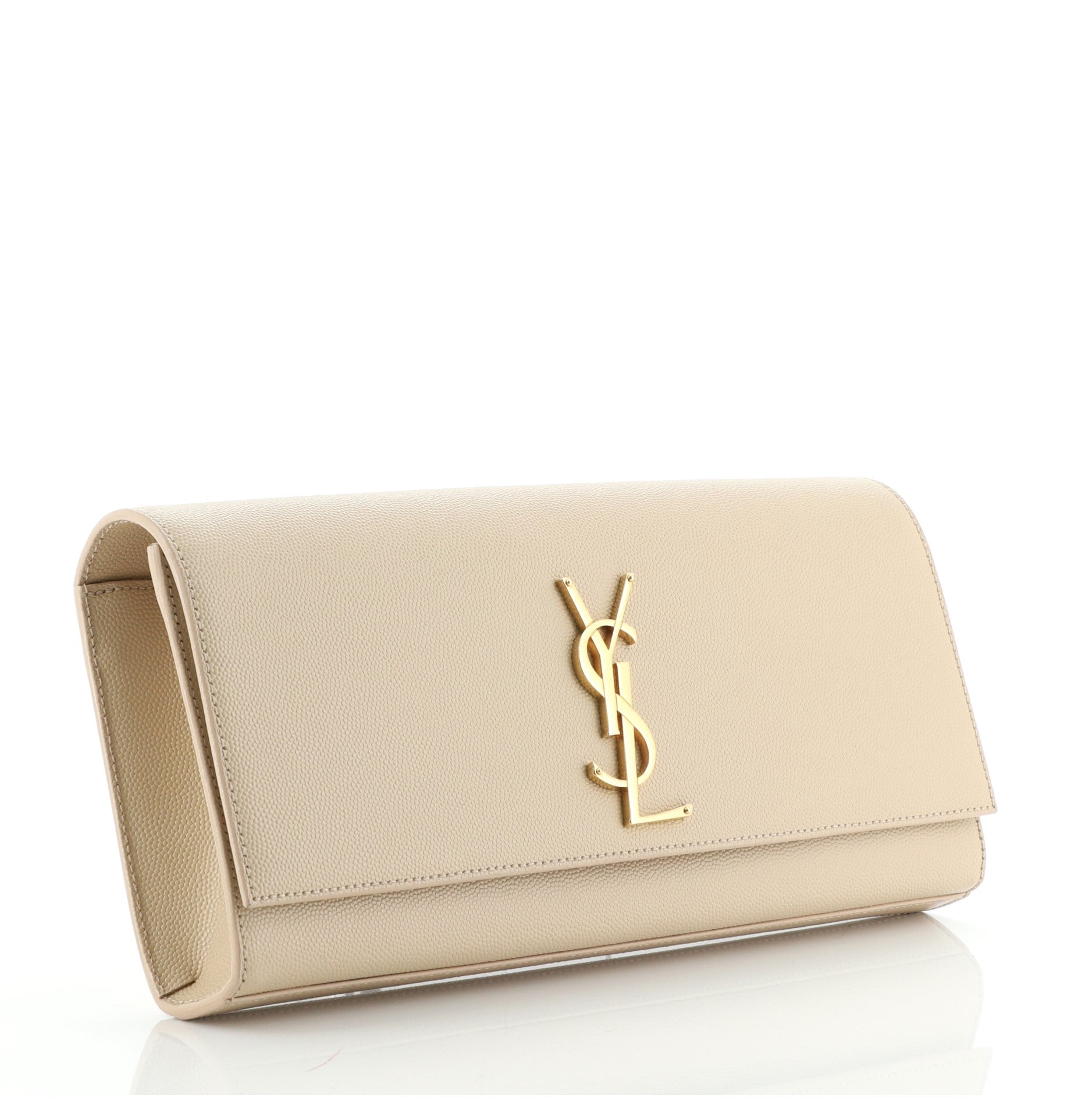 Classic Monogram Clutch Leather Long