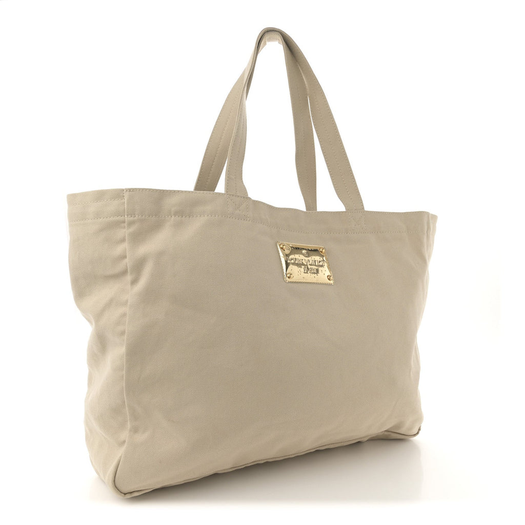 Canvas Miroir Thats Love LVOE Tote GM Beige
