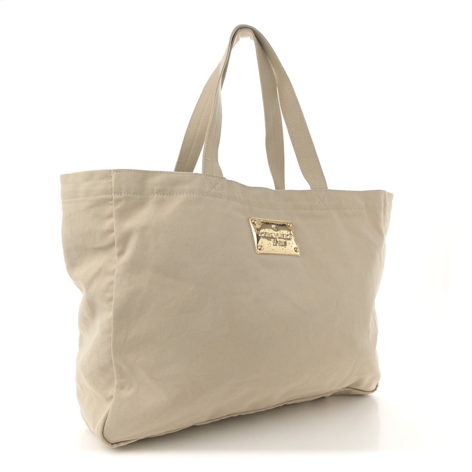 Canvas Miroir Thats Love LVOE Tote GM Beige
