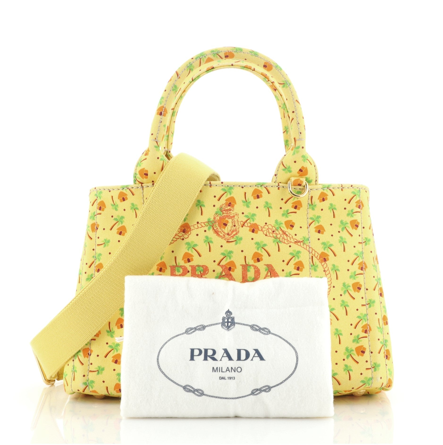 Canapa Convertible Tote Printed Canvas Mini