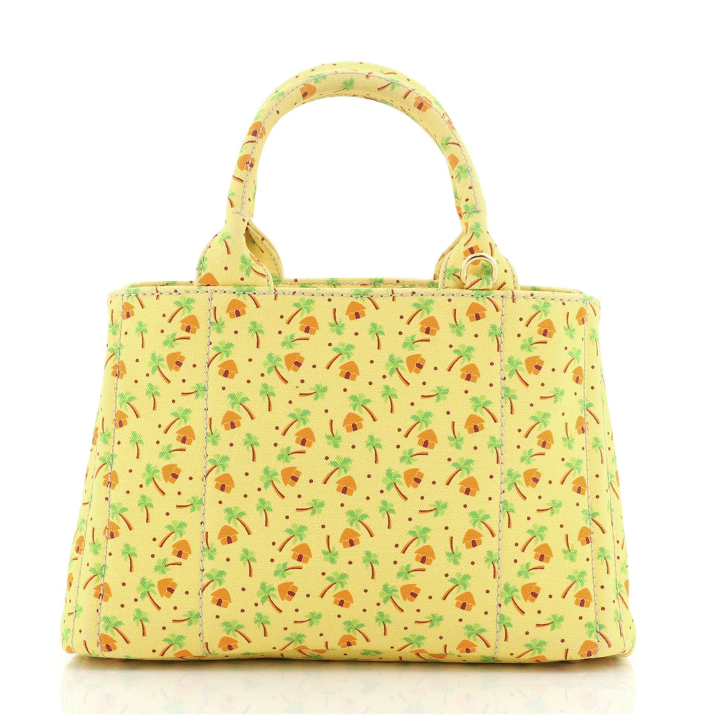 Canapa Convertible Tote Printed Canvas Mini