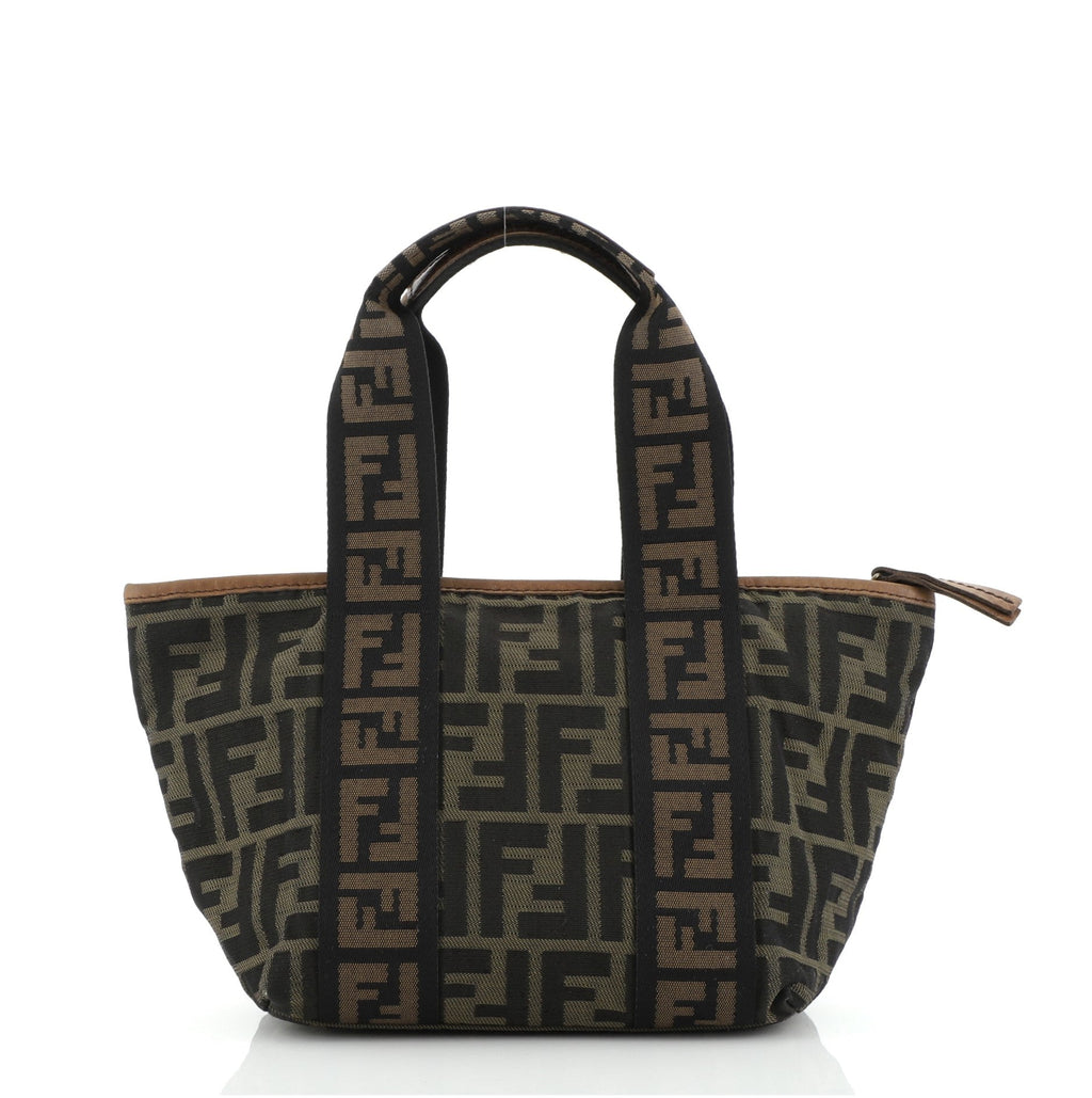 Padlock Tote Zucca Canvas Mini