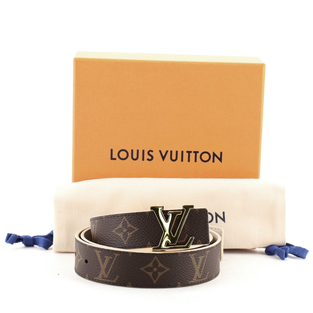 LV Initiales Belt Monogram Canvas Medium 80