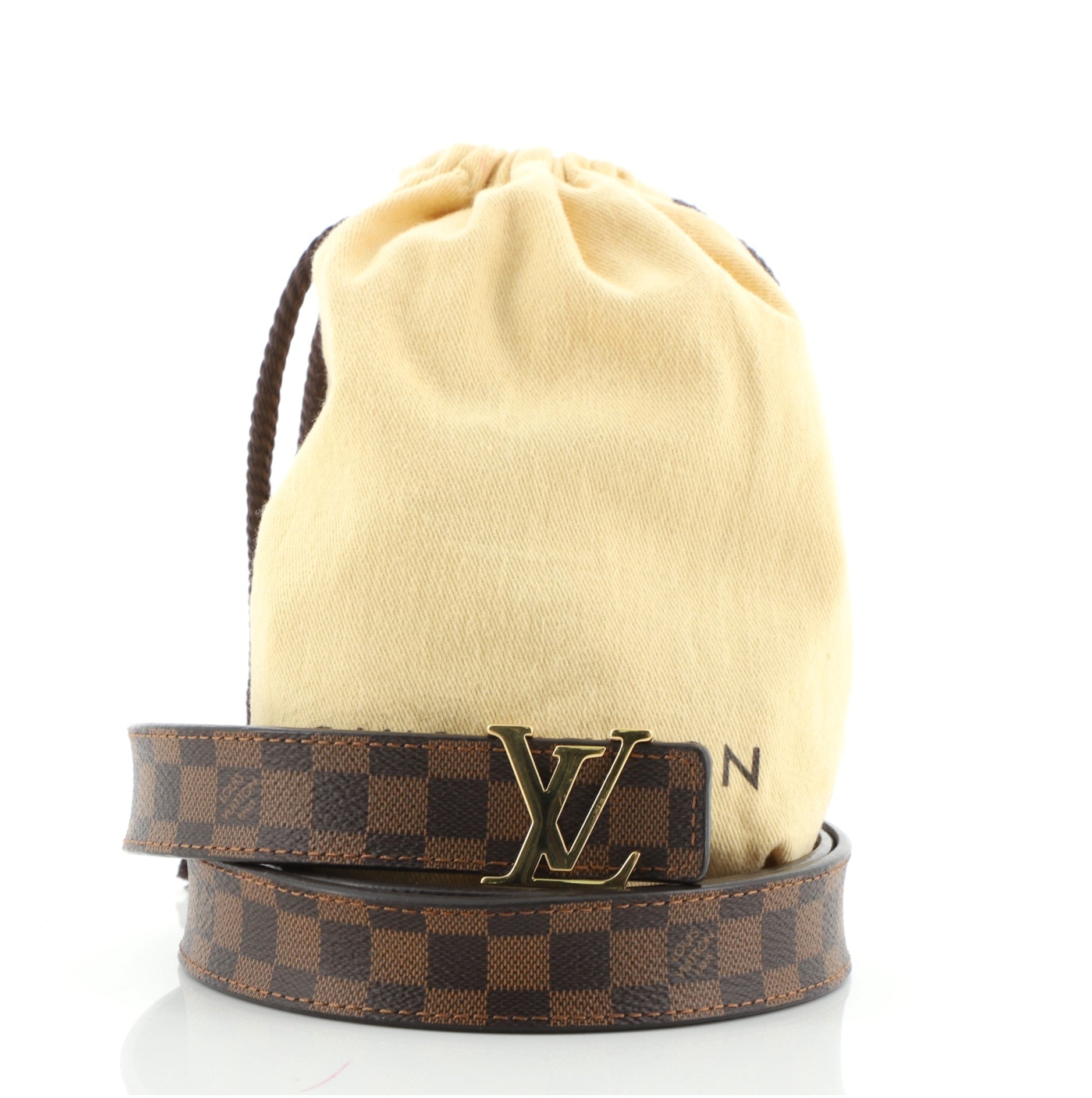 LV Initiales Belt Damier Thin 90