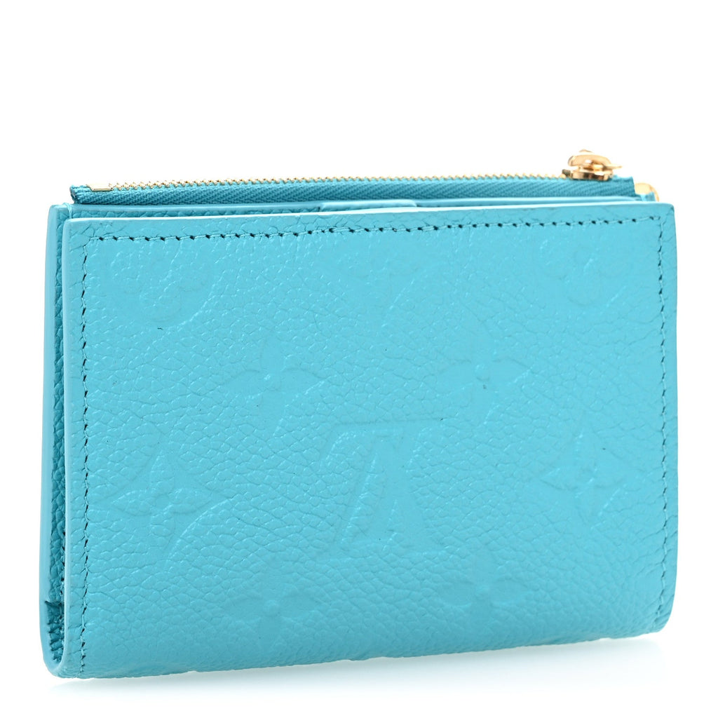 X TM Empreinte Monogram Lisa Wallet Kabira Blue