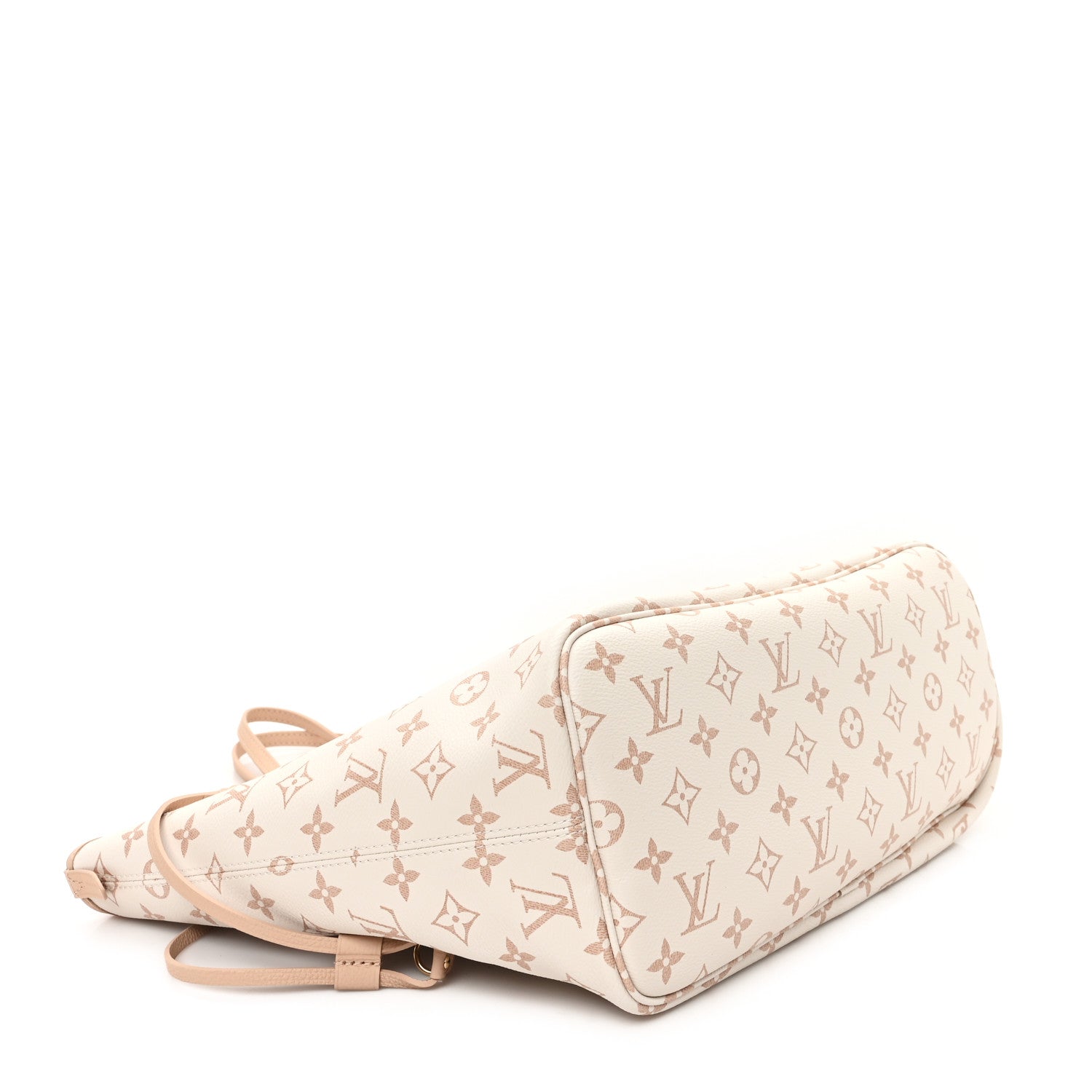 Monogram Inside Out Reversible Neverfull MM Dune Hazelnut