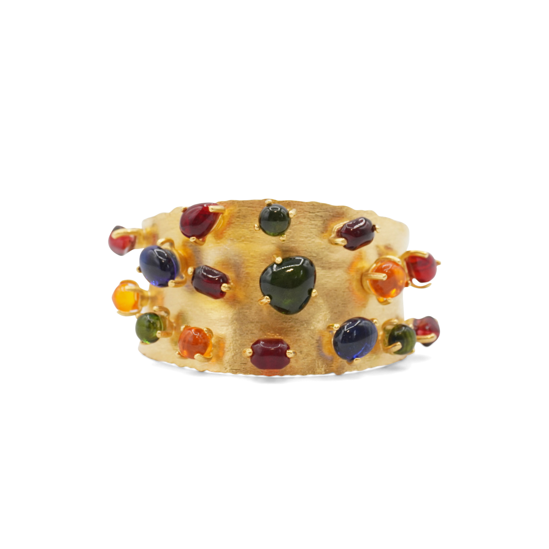 Gucci 'Cabochon' Cuff Bracelet - M