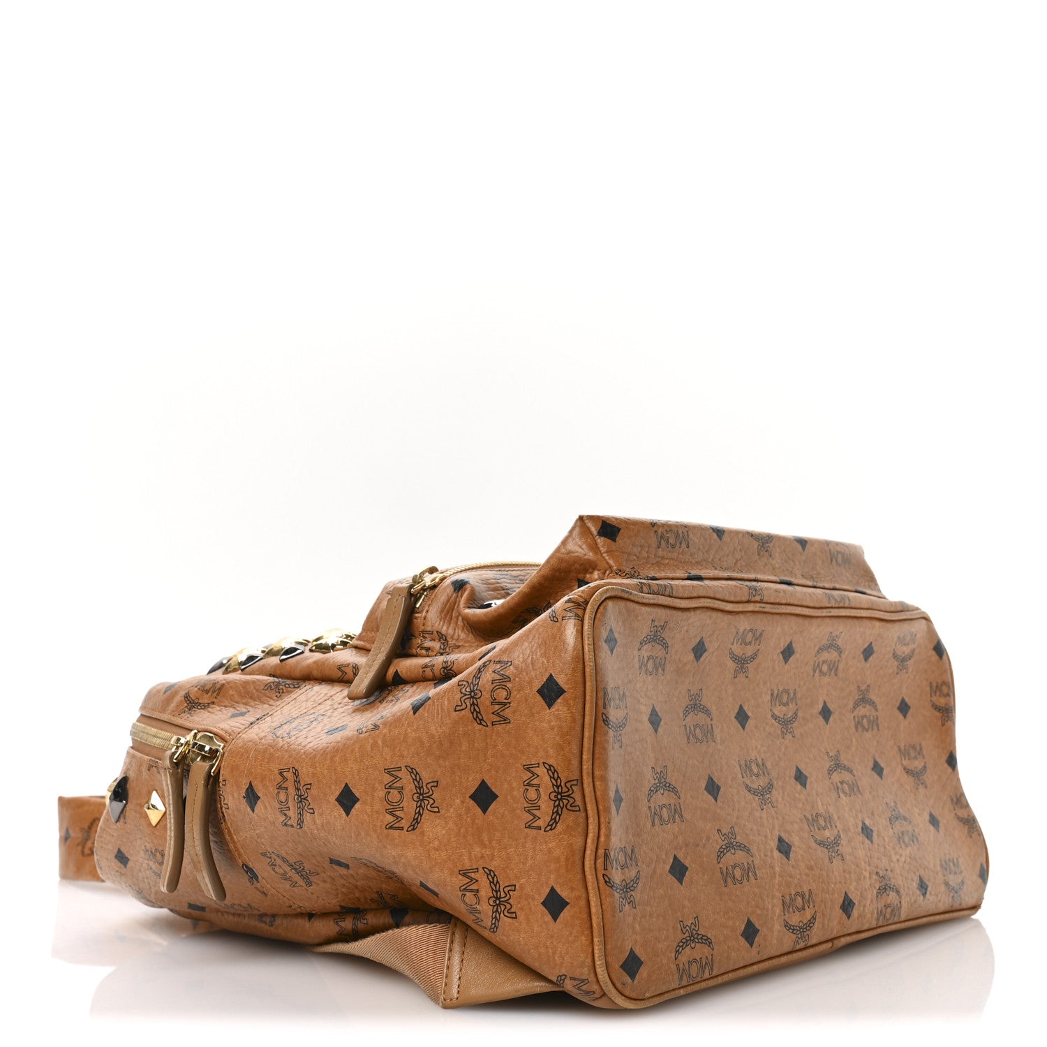 Visetos Studded Medium Stark M Backpack Cognac
