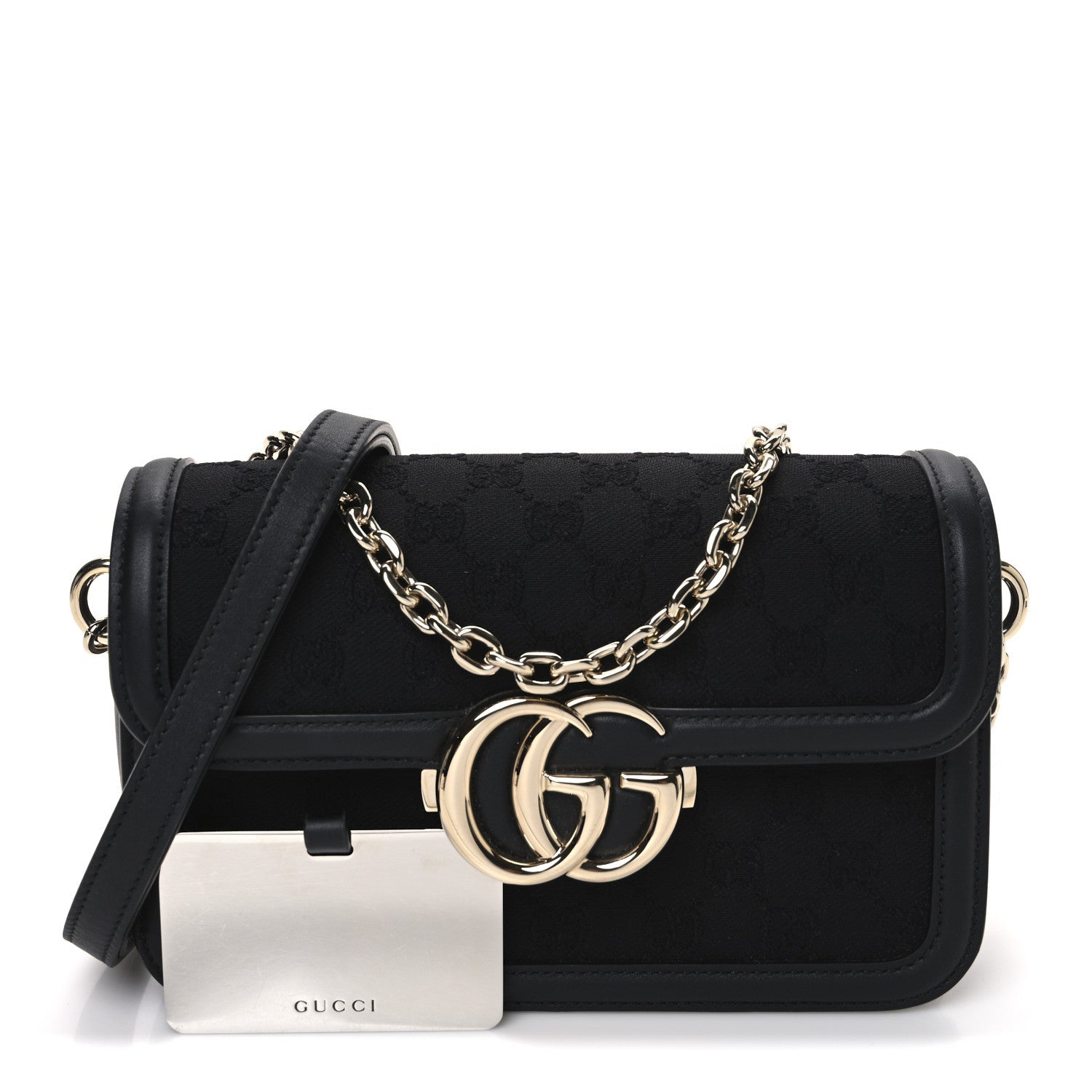 Monogram Go Small Shoulder Bag Black