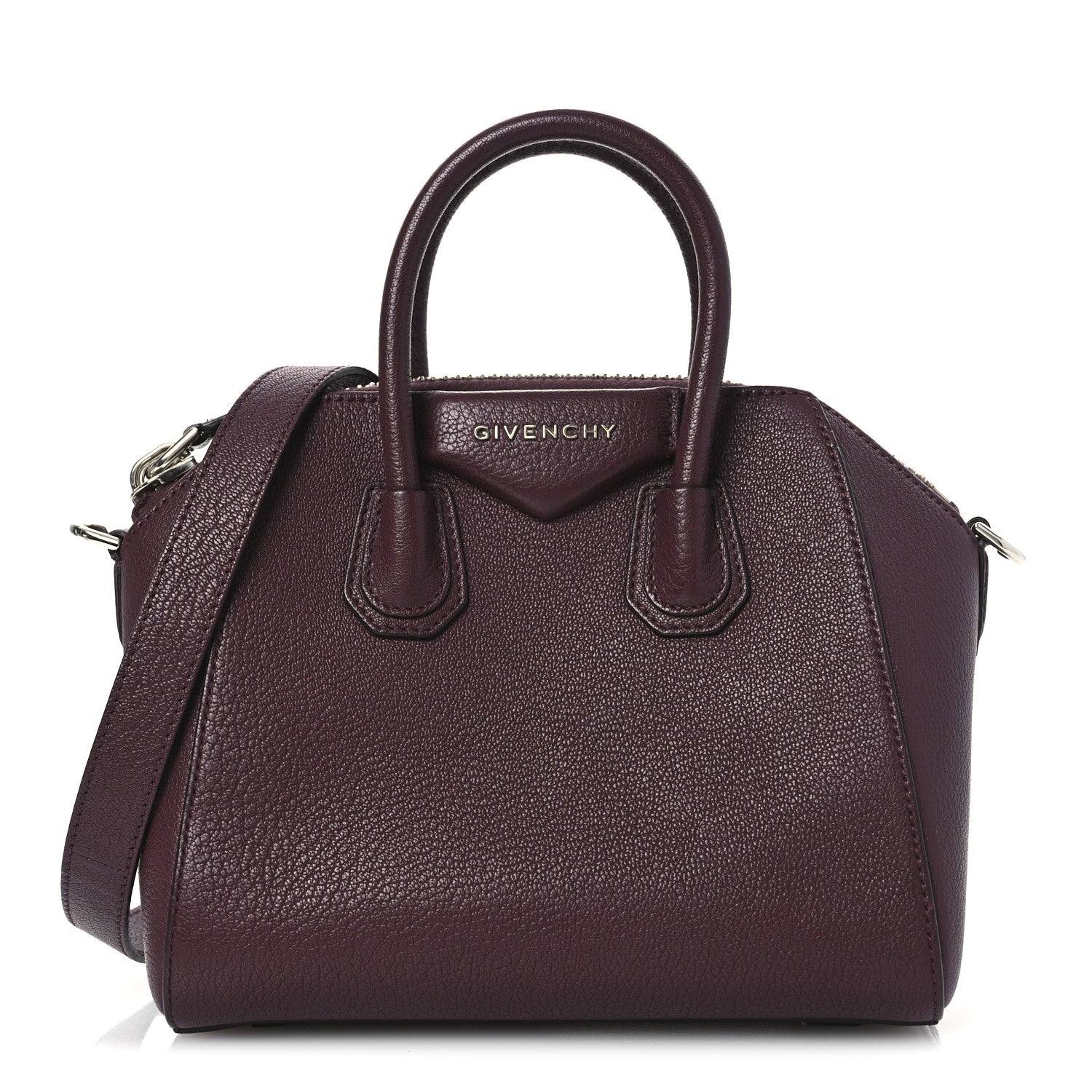 Sugar Goatskin Mini Antigona Oxblood