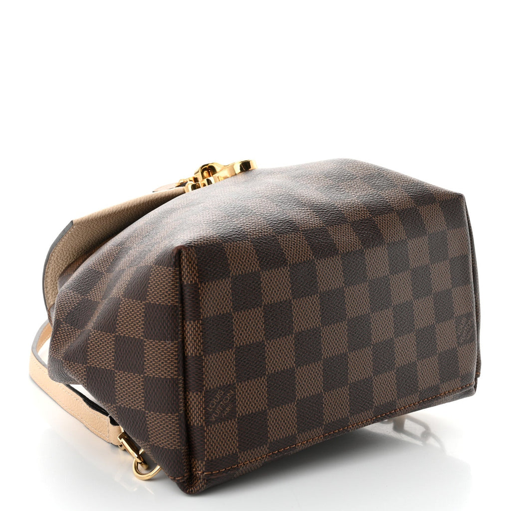 Damier Ebene Clapton Backpack Creme