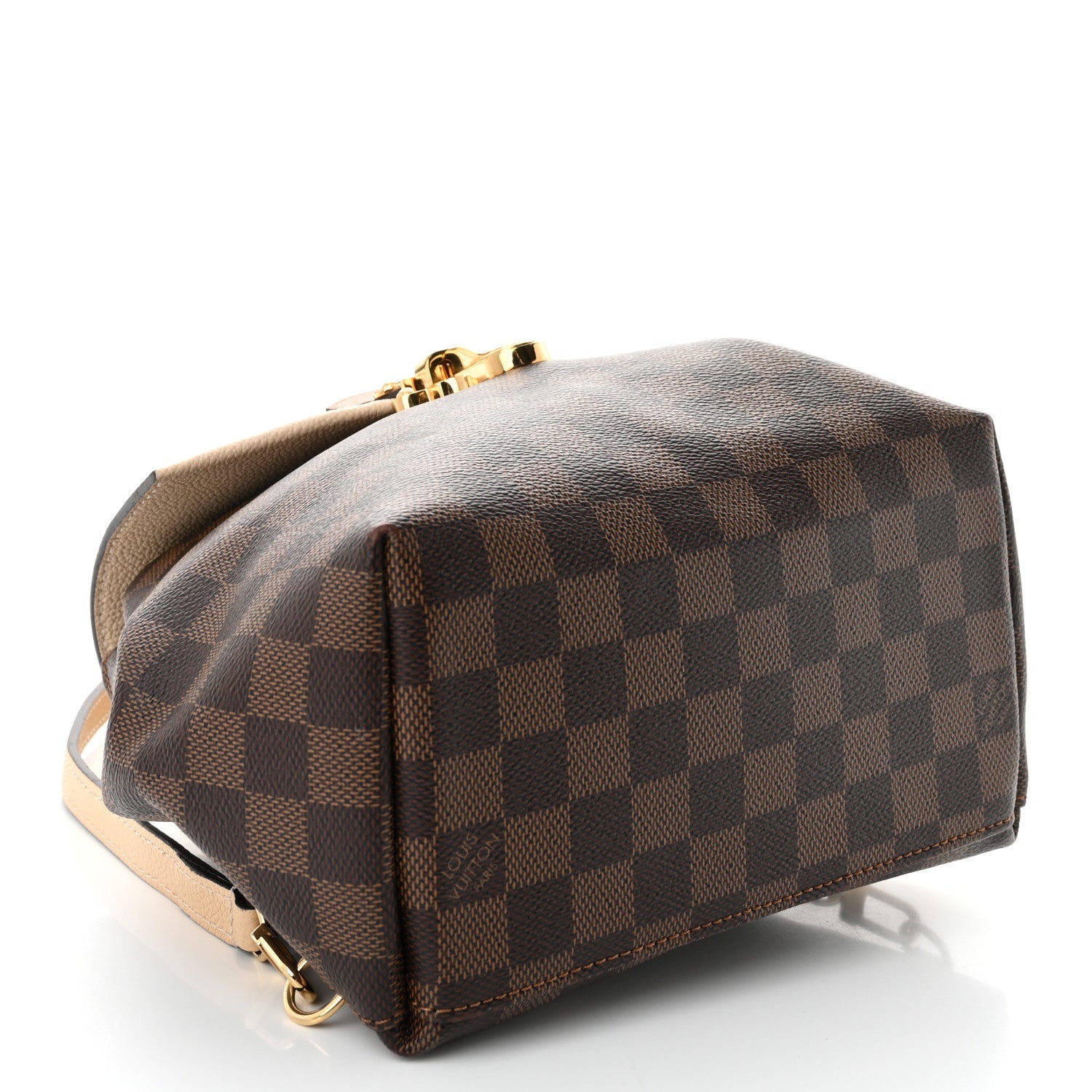Damier Ebene Clapton Backpack Creme