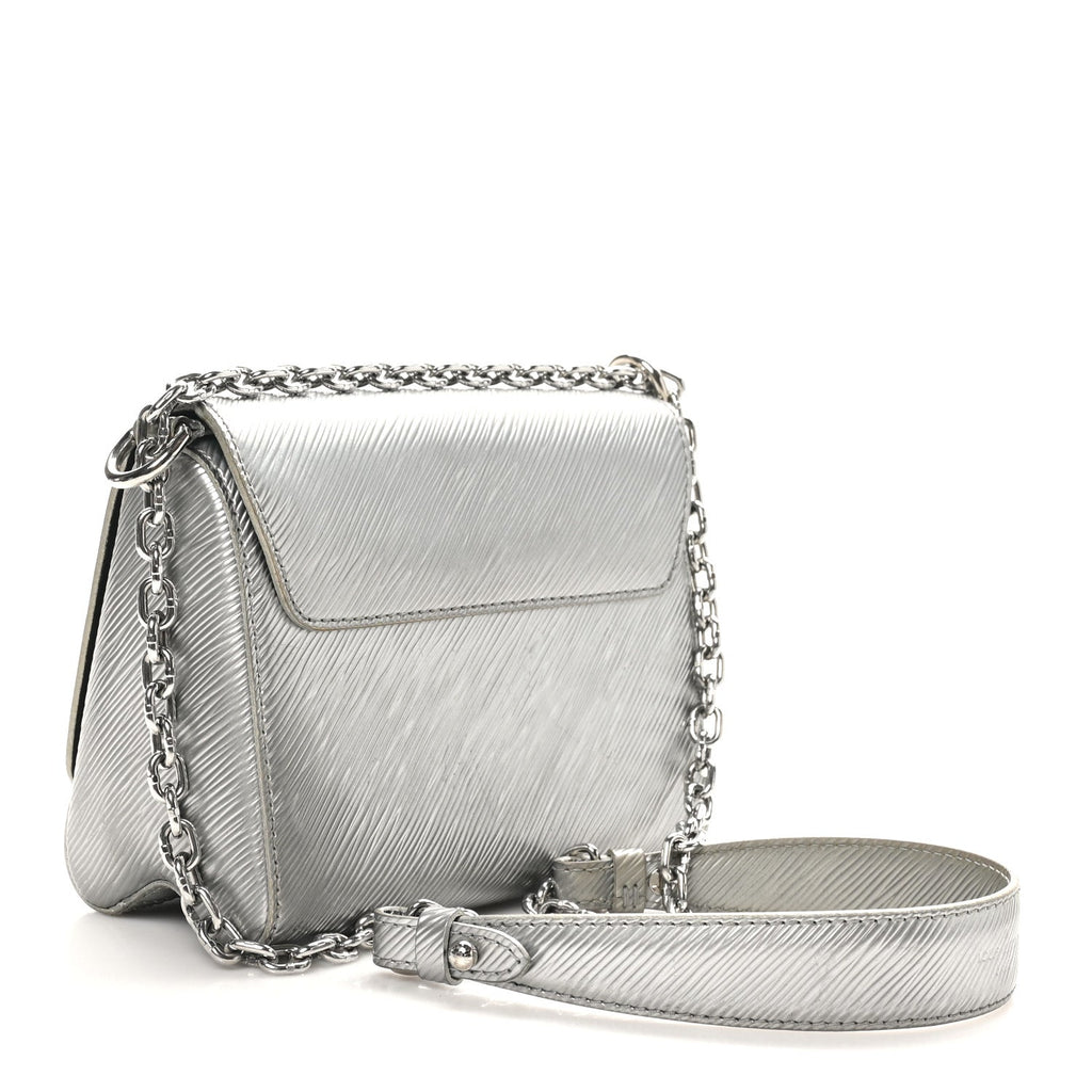 Epi Twist Shoulder Bag PM Argent