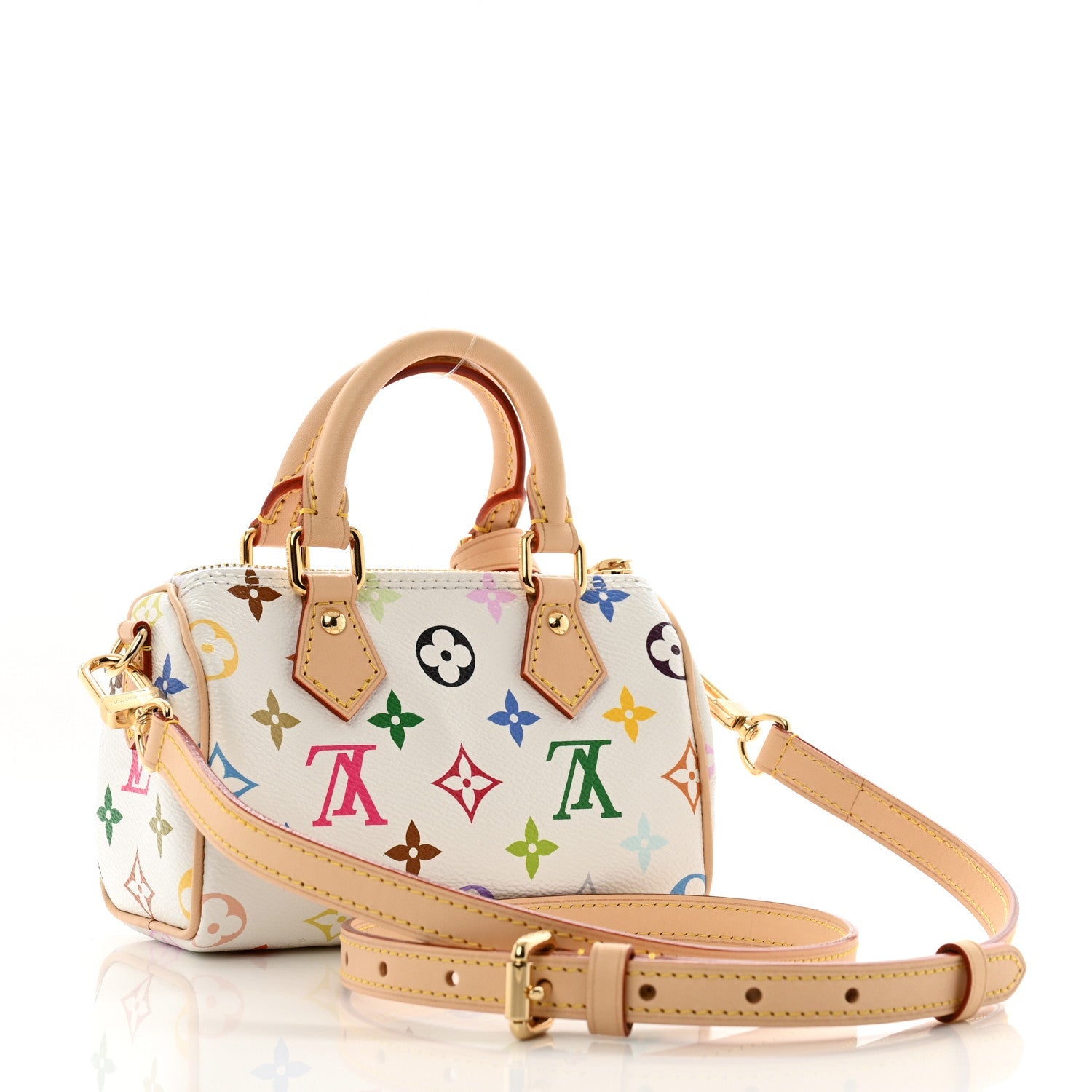 LV X TM Monogram Multicolor Nano Speedy White