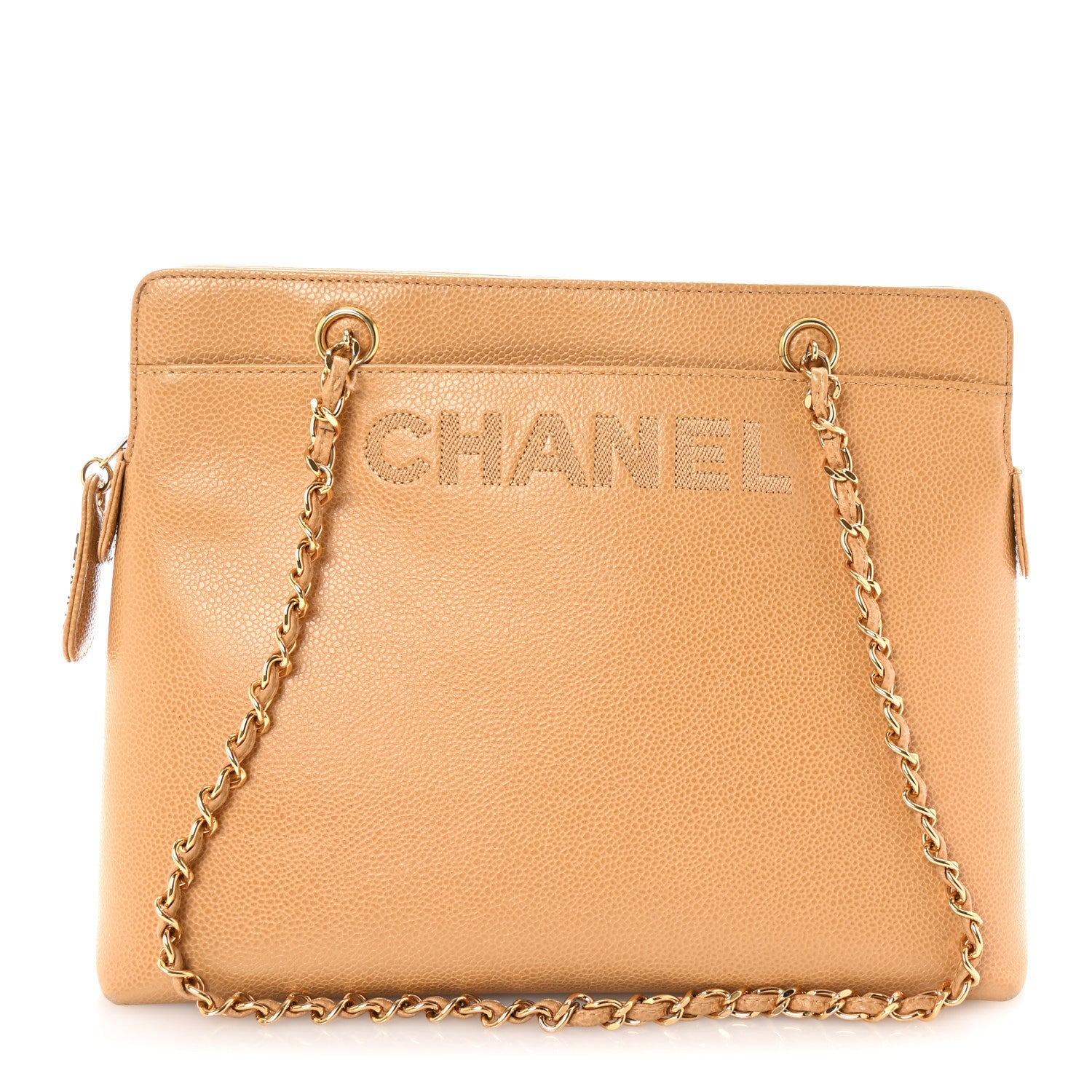 Caviar Shoulder Bag Beige