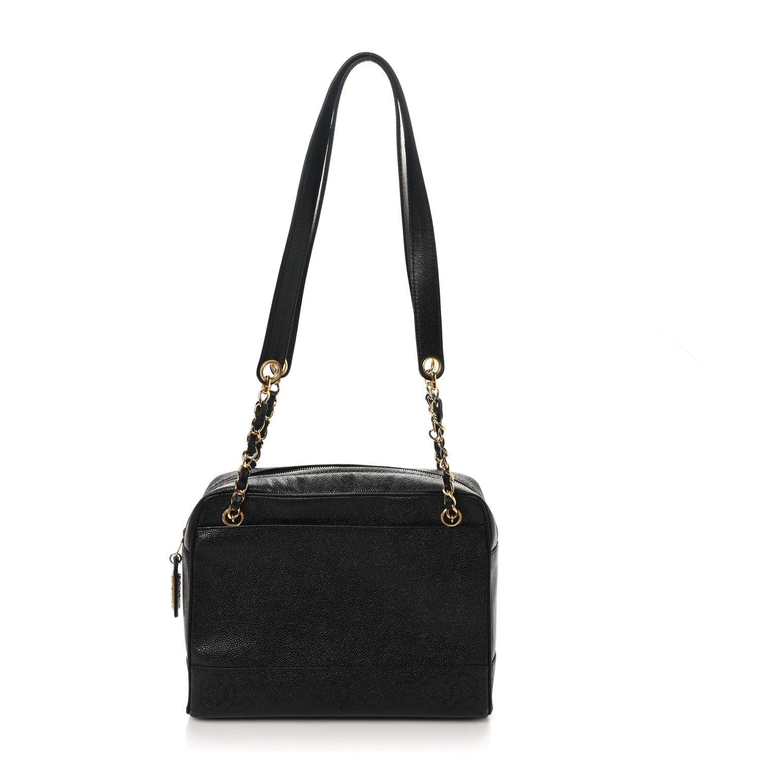 Caviar CC Shoulder Bag Black